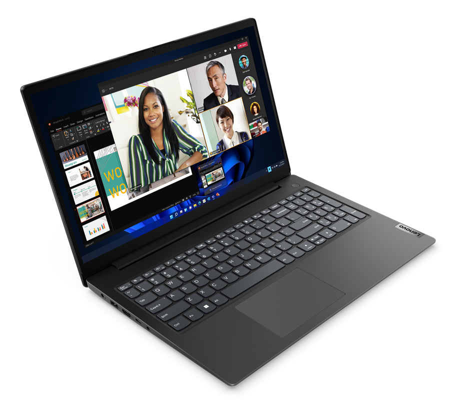 Lenovo V15 G4 AMN AMD Ryzen™ 5 7520U Ordinateur portable 39,6 cm (15.6") Full HD 8 Go LPDDR5-SDRAM 256 Go SSD Wi-Fi 5 (802.11ac) Windows 11 Pro Français Noir
