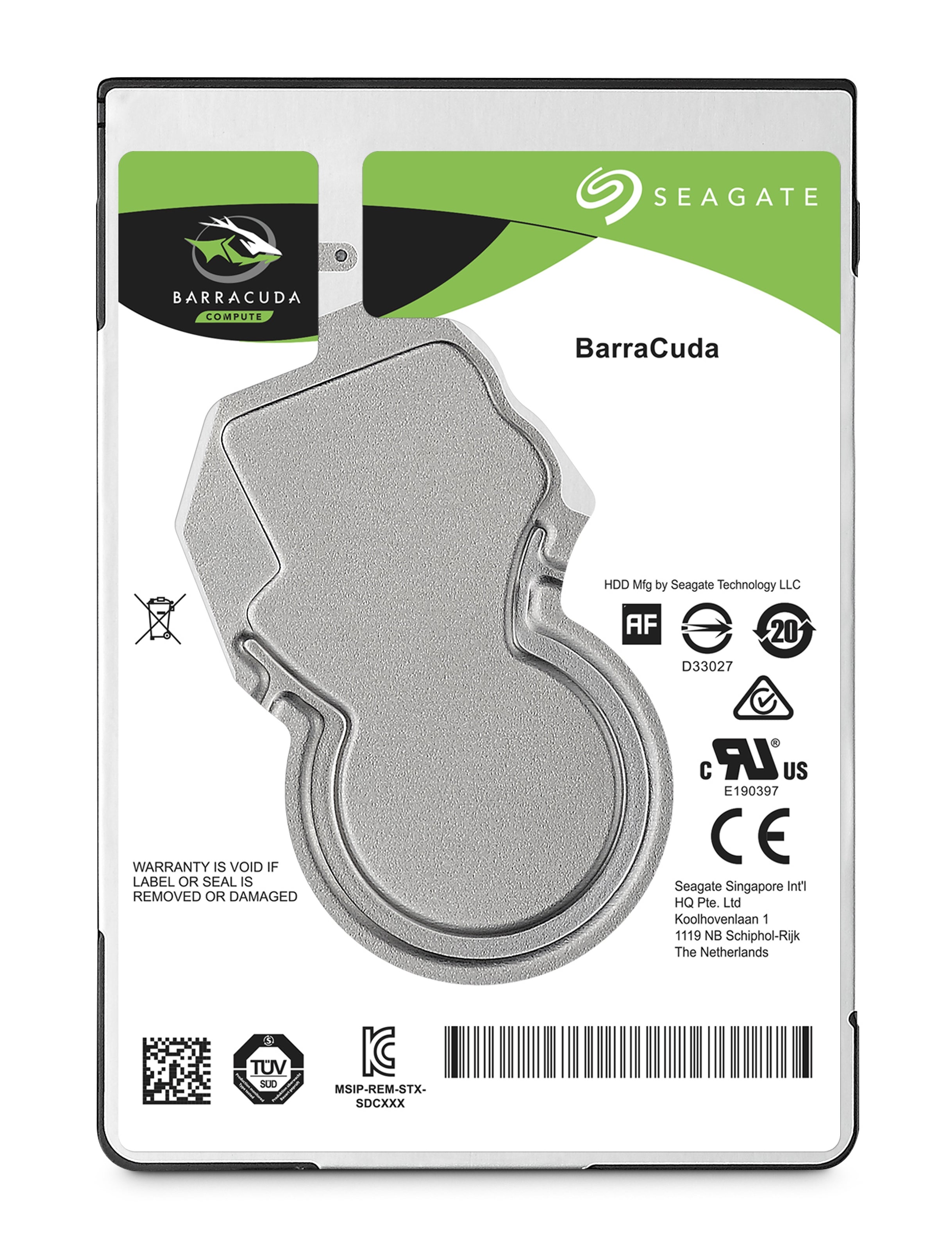 Seagate Barracuda 2.5" disque dur 500 Go 5400 tr/min 128 Mo 2.5" Série ATA III