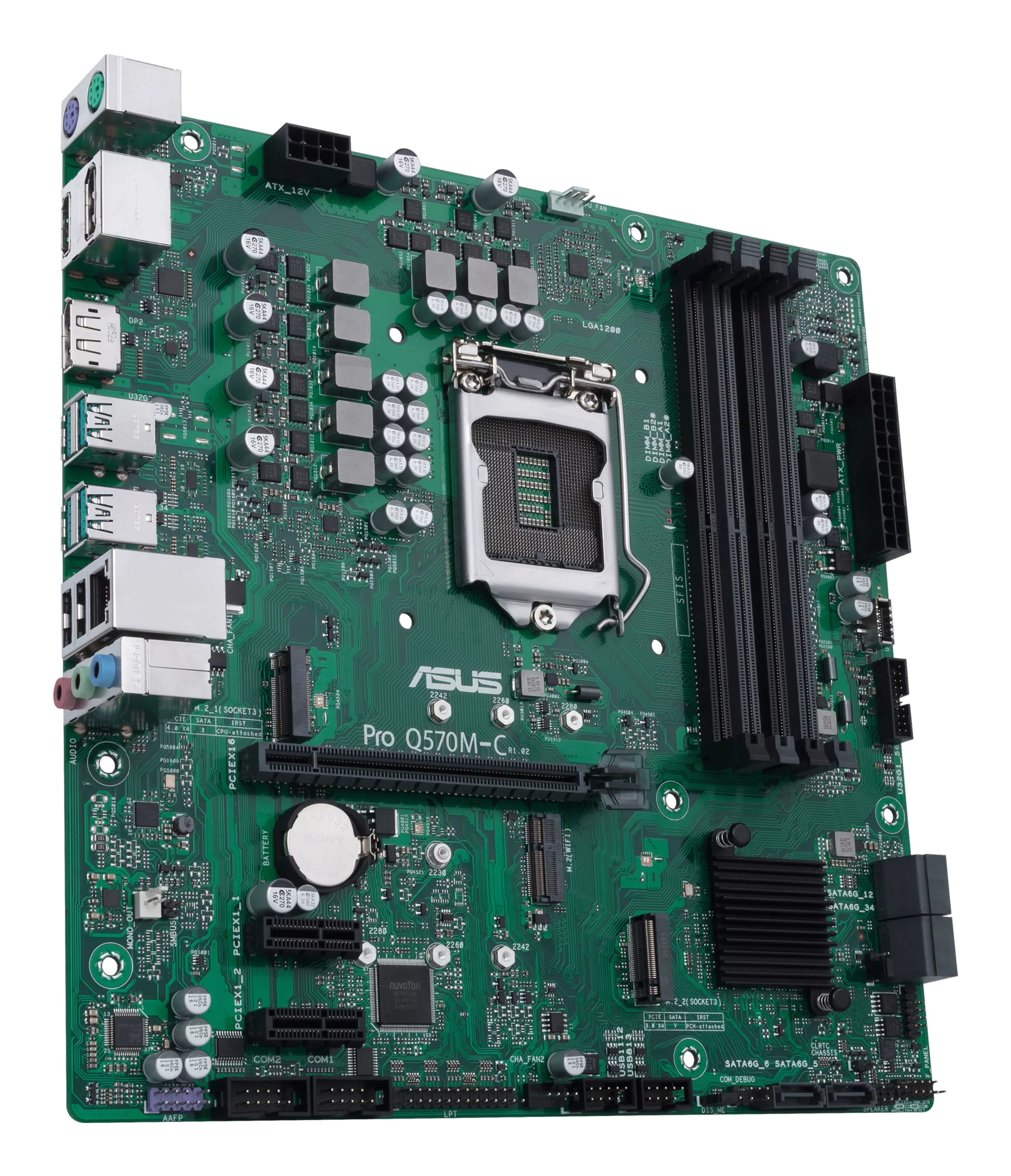 ASUS PRO Q570M-C/CSM Intel Q570 LGA 1200 (Socket H5) micro ATX