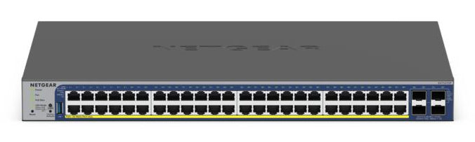 NETGEAR GS752TXP Géré L2/L3/L4 10G Ethernet (100/1000/10000) Connexion Ethernet, supportant l'alimentation via ce port (PoE) Noir