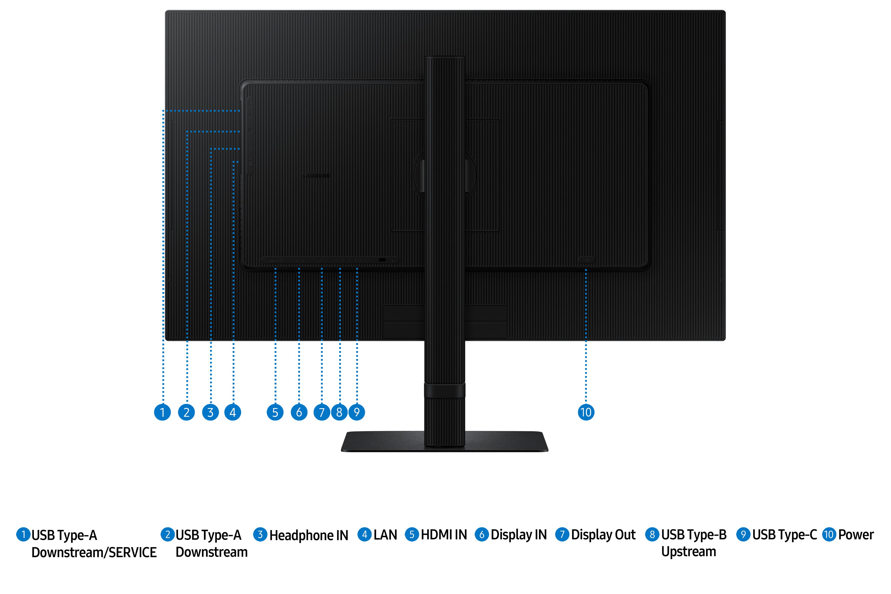 Samsung S60UD écran plat de PC 68,6 cm (27") 2560 x 1440 pixels Quad HD LCD Noir