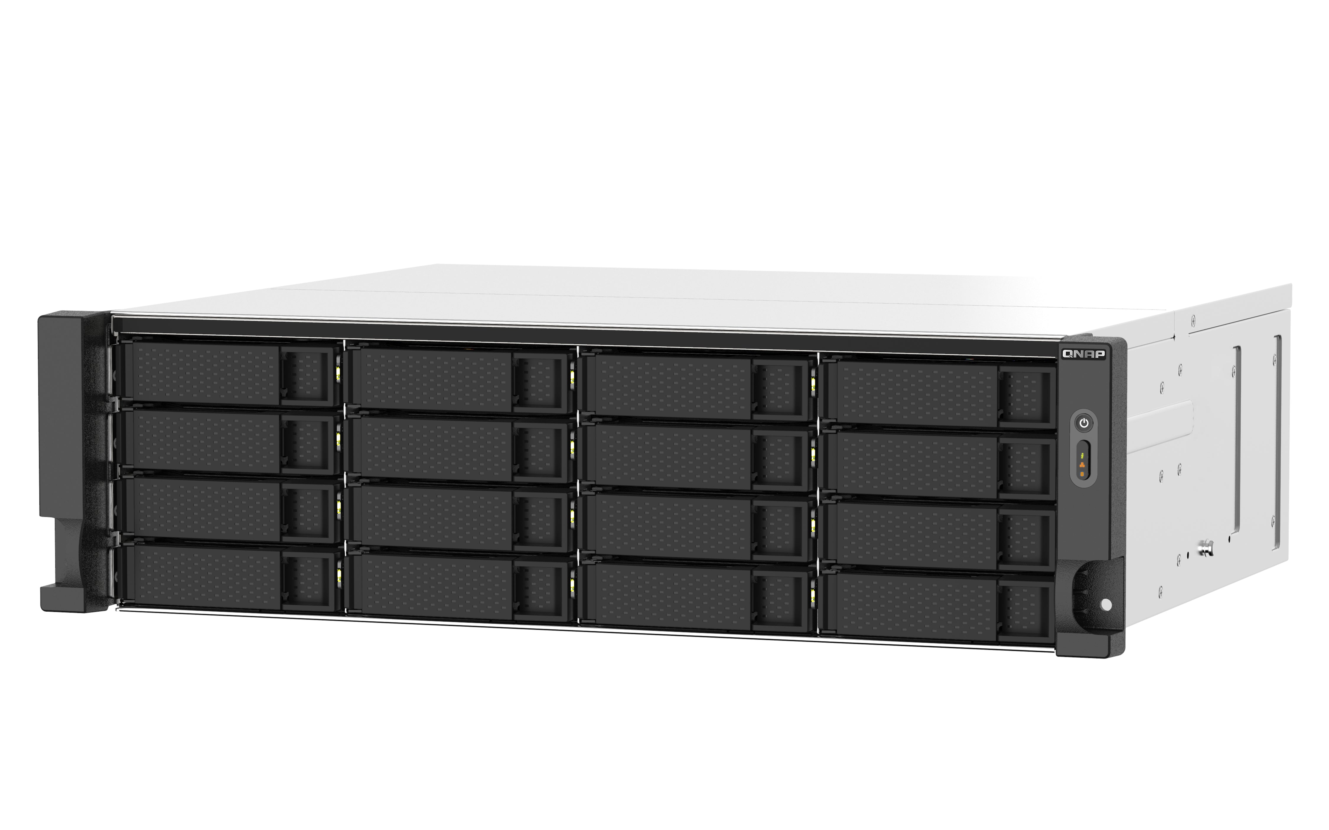 QNAP TS-1673AU-RP-16G serveur de stockage NAS Rack (3 U) Ryzen Embedded V1500B 16 Go DDR4 0 To QNAP QTS Noir, Gris