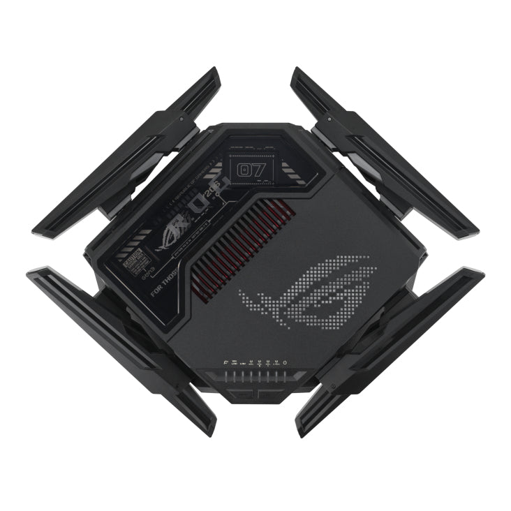 ASUS ROG Rapture GT-BE98 routeur sans fil 10 Gigabit Ethernet Quad-band (2.4 GHz / 5 GHz-1 / 5 GHz-2 / 6 GHz) Noir