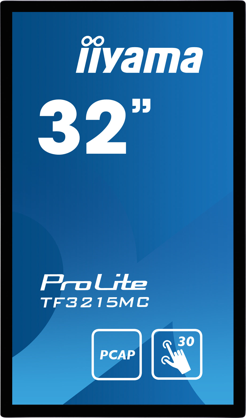 iiyama ProLite TF3215MC-B2 écran plat de PC 80 cm (31.5") 1920 x 1080 pixels Full HD LED Écran tactile Kiosque Noir
