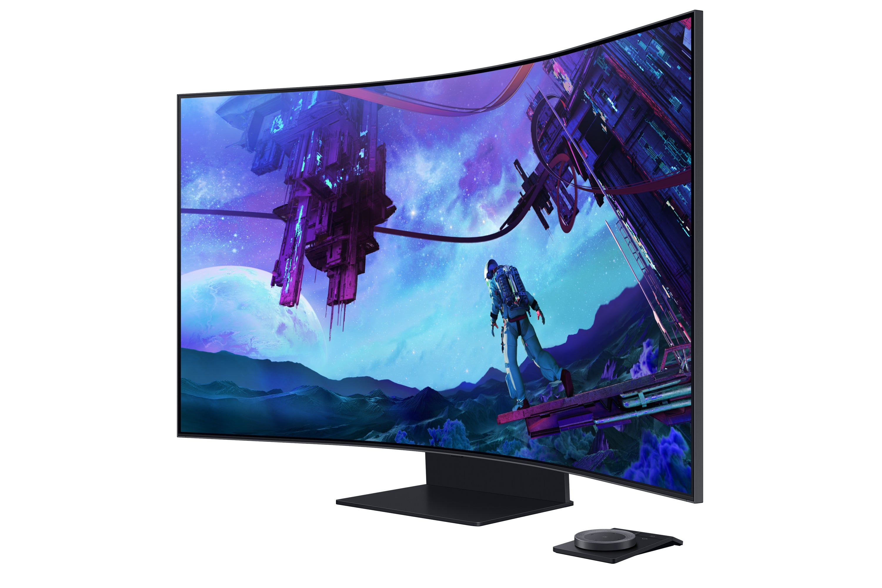 Samsung G97NC écran plat de PC 139,7 cm (55") 3840 x 2160 pixels 4K Ultra HD LED Noir