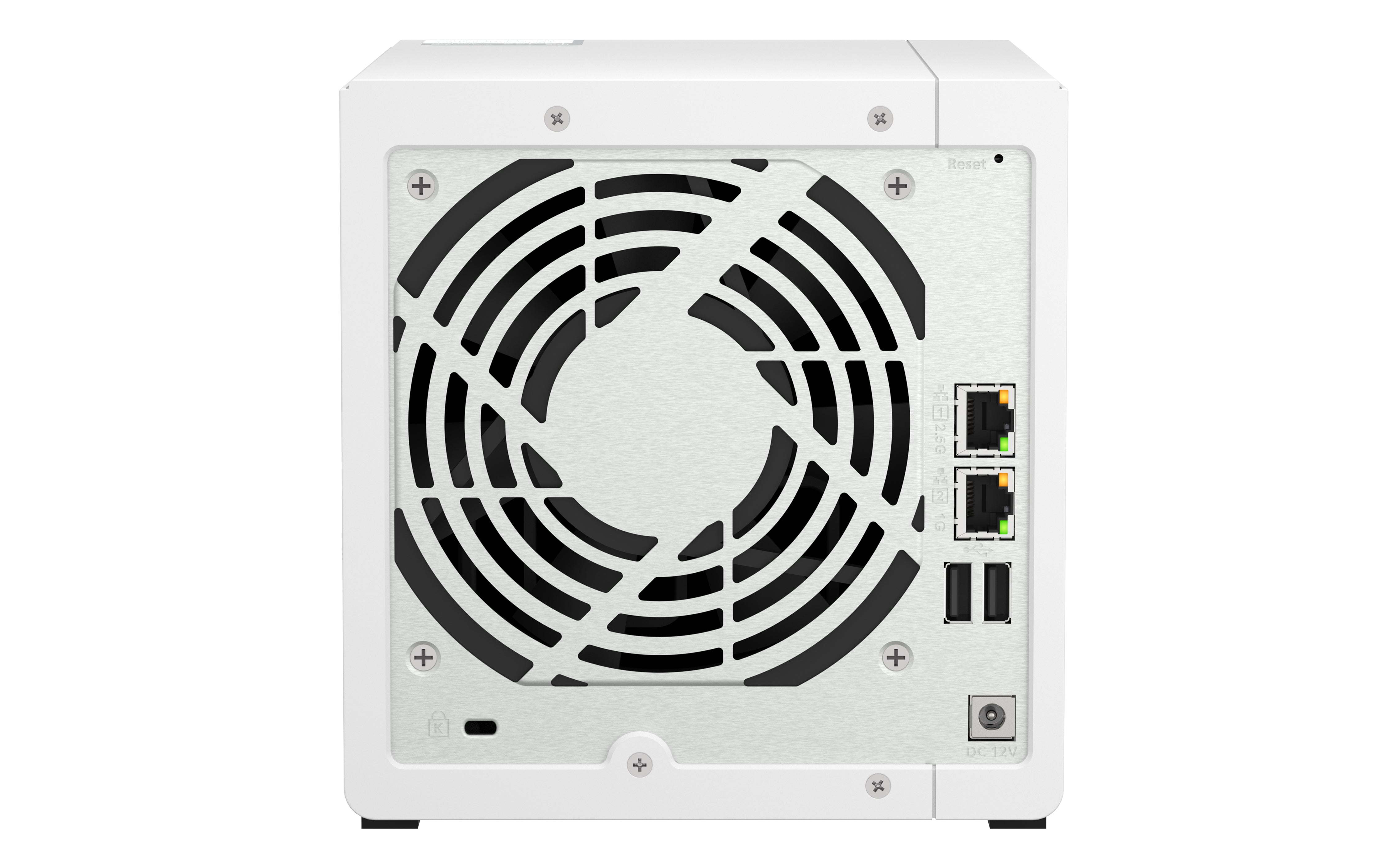 QNAP TS-433 NAS Tower ARM Cortex-A55 4 Go 0 To QNAP QTS Blanc