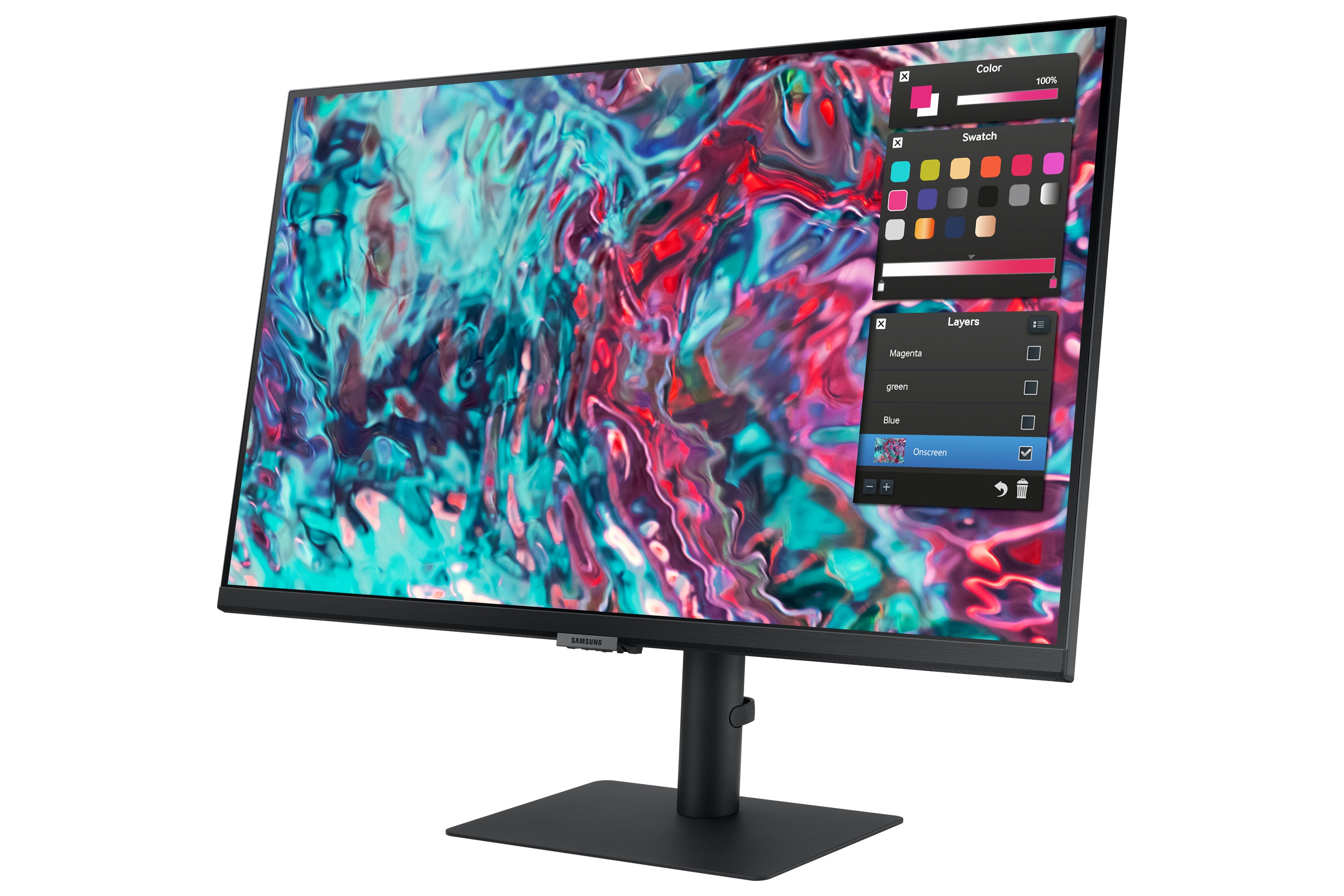 Samsung S80TB LED display 68,6 cm (27") 3840 x 2160 pixels 4K Ultra HD Noir