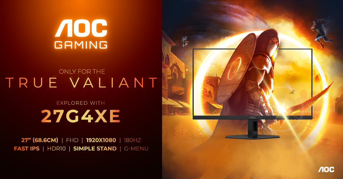 AOC 27G4XE écran plat de PC 68,6 cm (27") 1920 x 1080 pixels Full HD LCD Noir, Gris