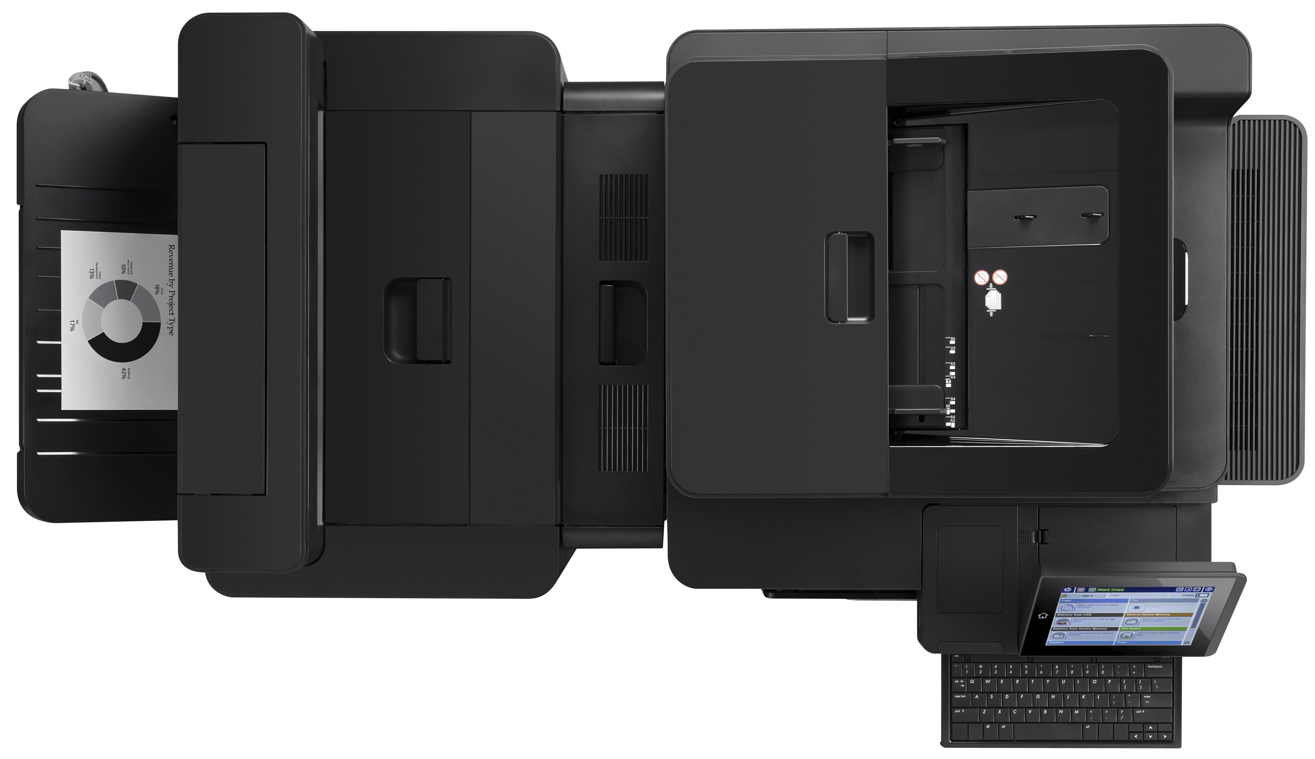 HP LaserJet Enterprise Flow Imprimante multifonction M830z