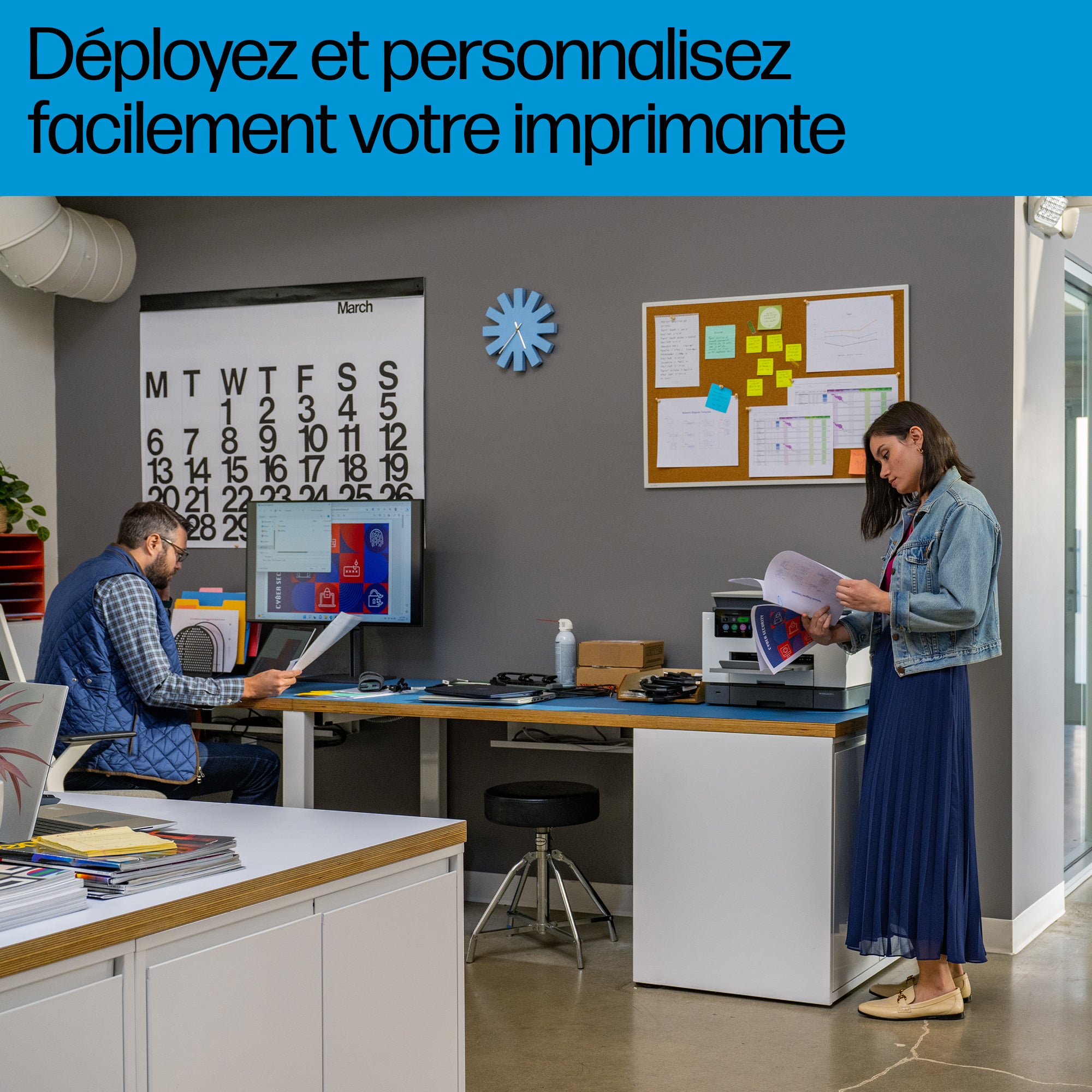 HP OfficeJet Pro 9130b Sans fil All-in-One Couleur Imprimante, Impression recto-verso; copieur, scanner