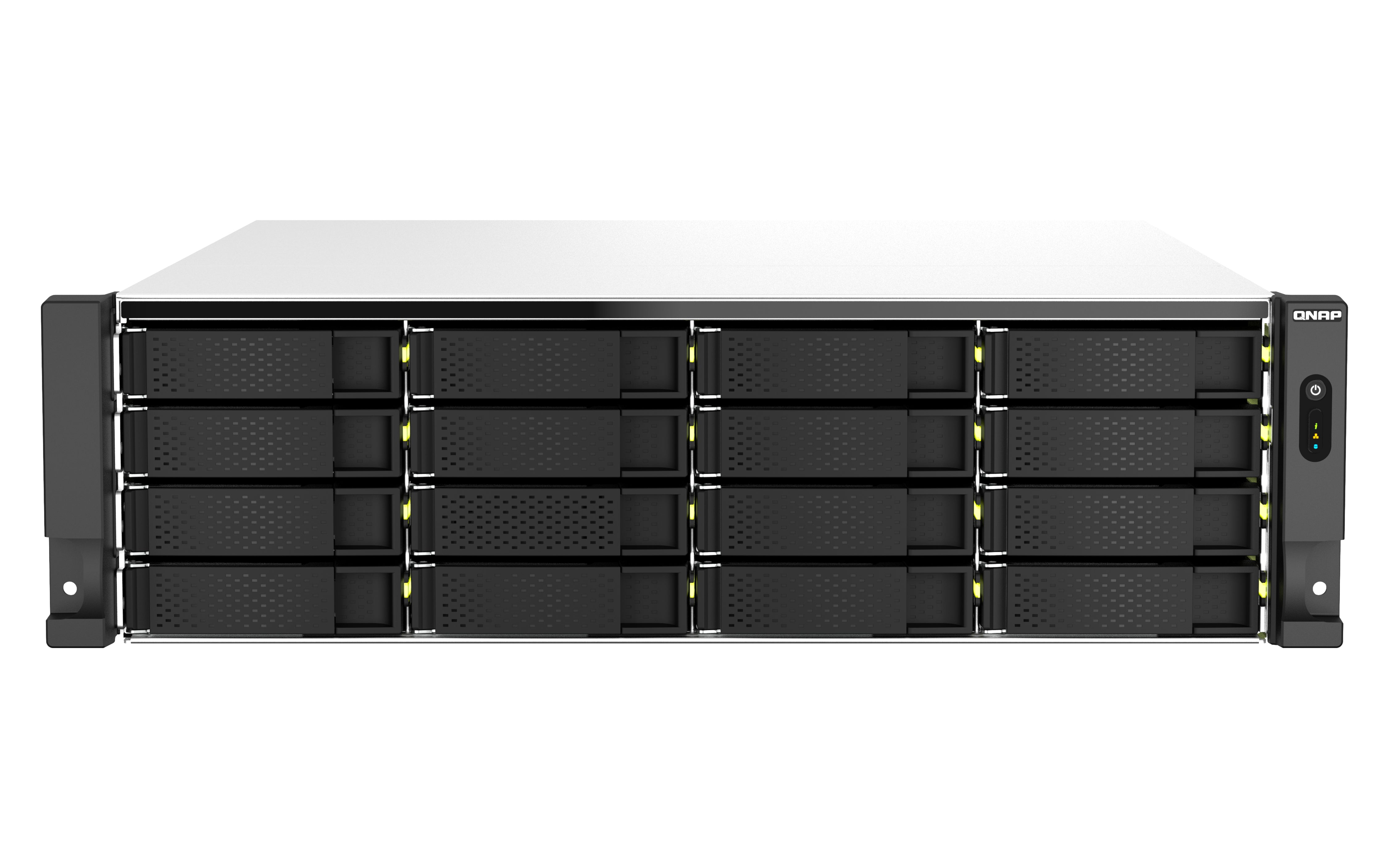 QNAP TS-H2287XU-RP NAS Rack (3 U) Intel Xeon E E-2378 64 Go DDR4 0 To QuTS hero Noir, Blanc