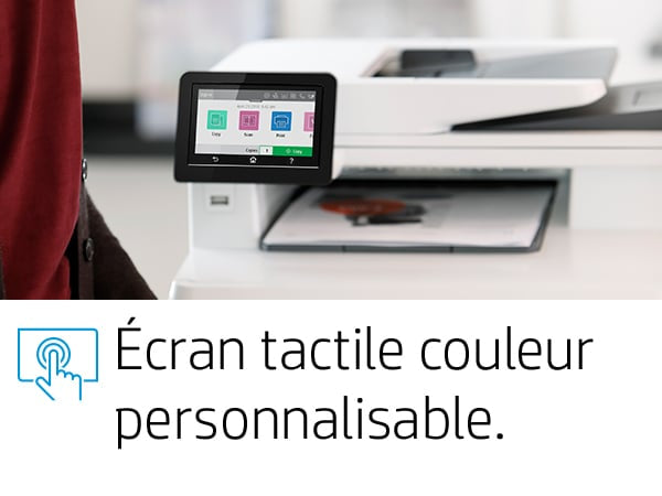 HP Color LaserJet Pro Imprimante multifonction M479fnw, Impression, copie, numérisation, télécopie, e-mail, Numérisation vers e-mail/PDF; Chargeur automatique de documents déroulé de 50 feuilles