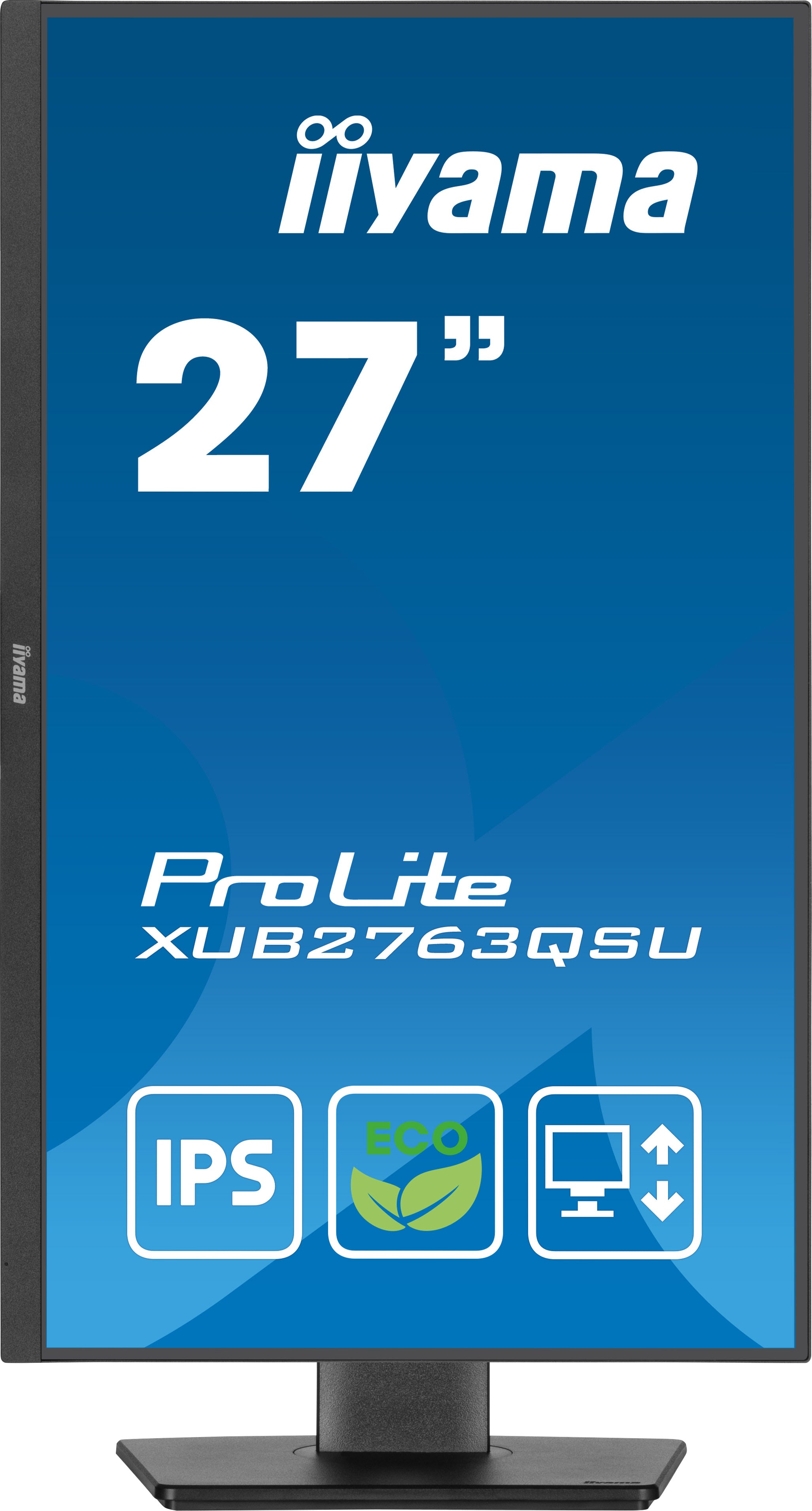 iiyama ProLite XUB2763QSU-B1 écran plat de PC 68,6 cm (27") 2560 x 1440 pixels Quad HD LED Noir