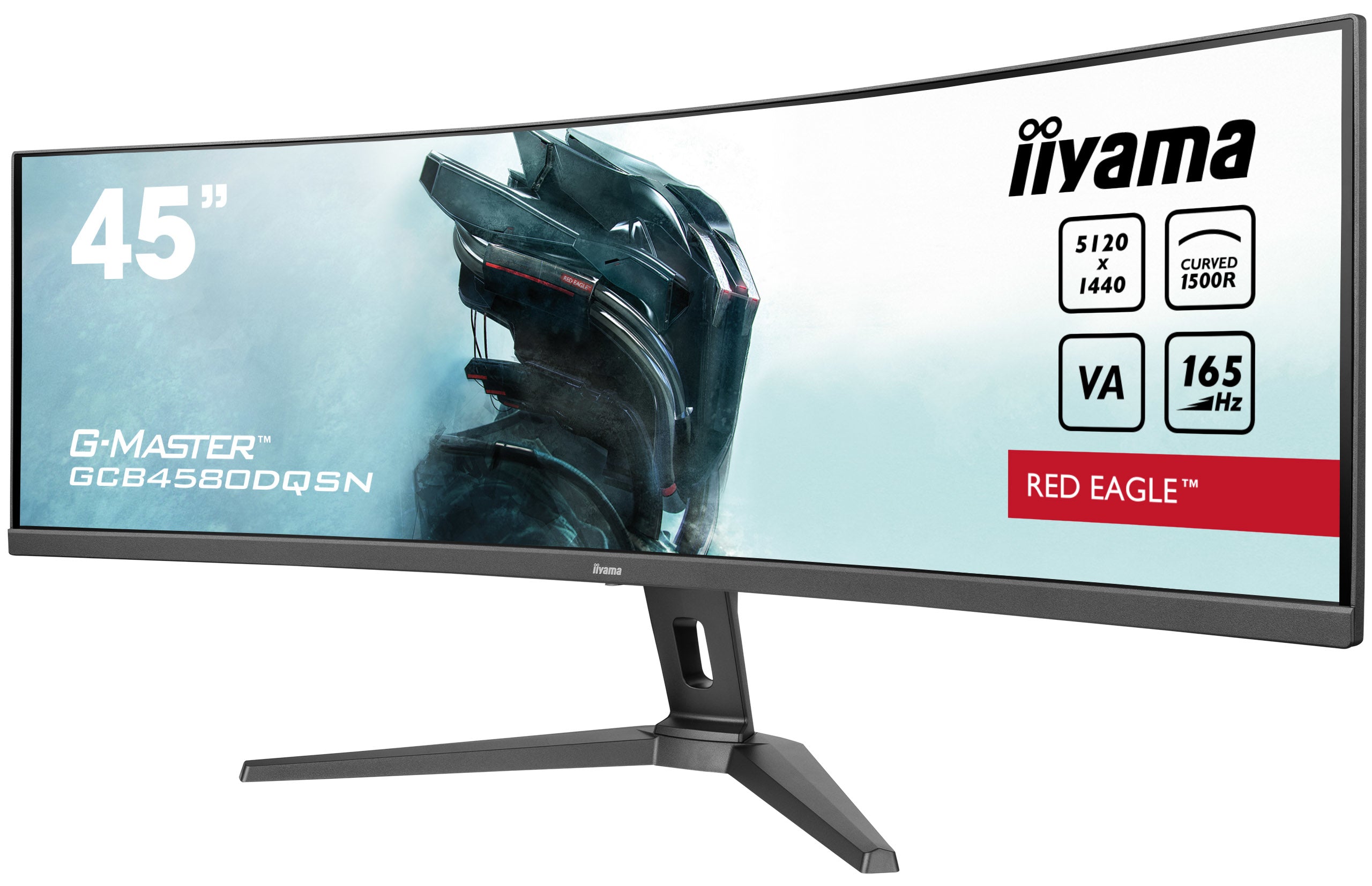 iiyama G-MASTER RED EAGLE CURVED écran plat de PC 114,3 cm (45") 5120 x 1440 pixels Dual QHD LED Noir