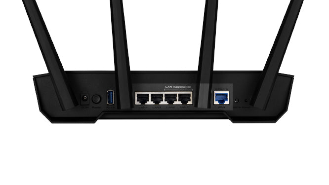 ASUS TUF Gaming AX3000 V2 routeur sans fil Gigabit Ethernet Bi-bande (2,4 GHz / 5 GHz) Noir, Orange
