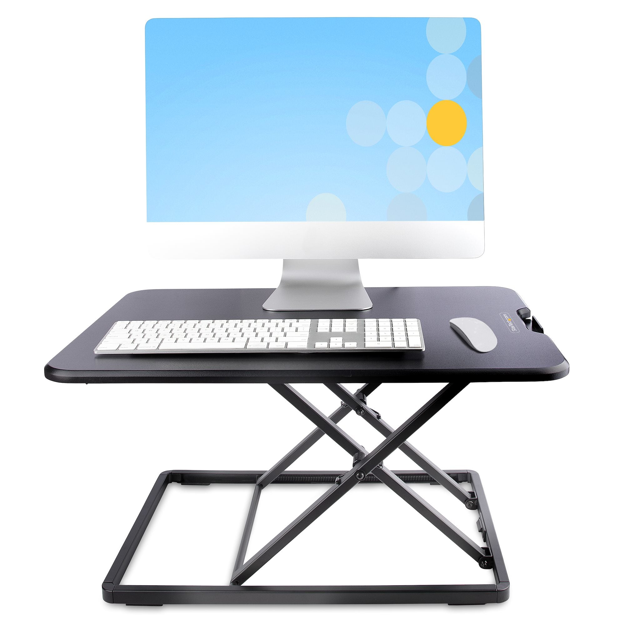 StarTech.com Convertisseur de Bureau Assis Debout - Poste de Travail Assis-Debout - Jusqu'à 8kg - Table de Travail Ajustable - Réhausse de Bureau - Plateforme de Travail Assis Debout - Bureaux Réglables en Hauteur