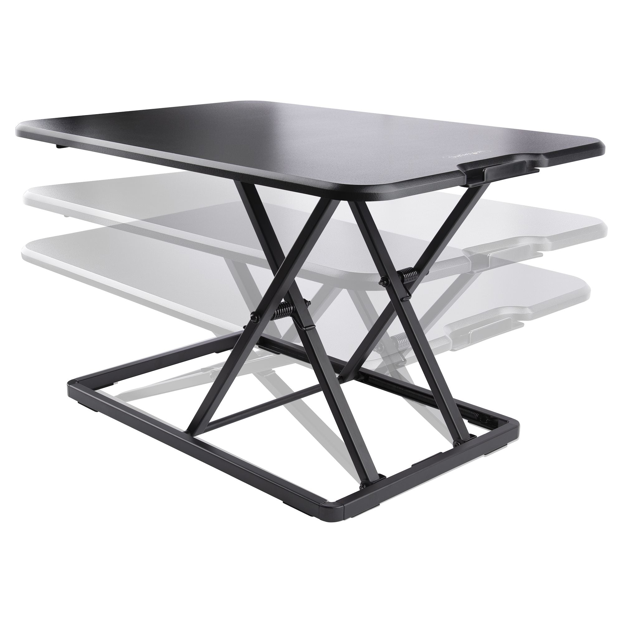 StarTech.com Convertisseur de Bureau Assis Debout - Poste de Travail Assis-Debout - Jusqu'à 8kg - Table de Travail Ajustable - Réhausse de Bureau - Plateforme de Travail Assis Debout - Bureaux Réglables en Hauteur