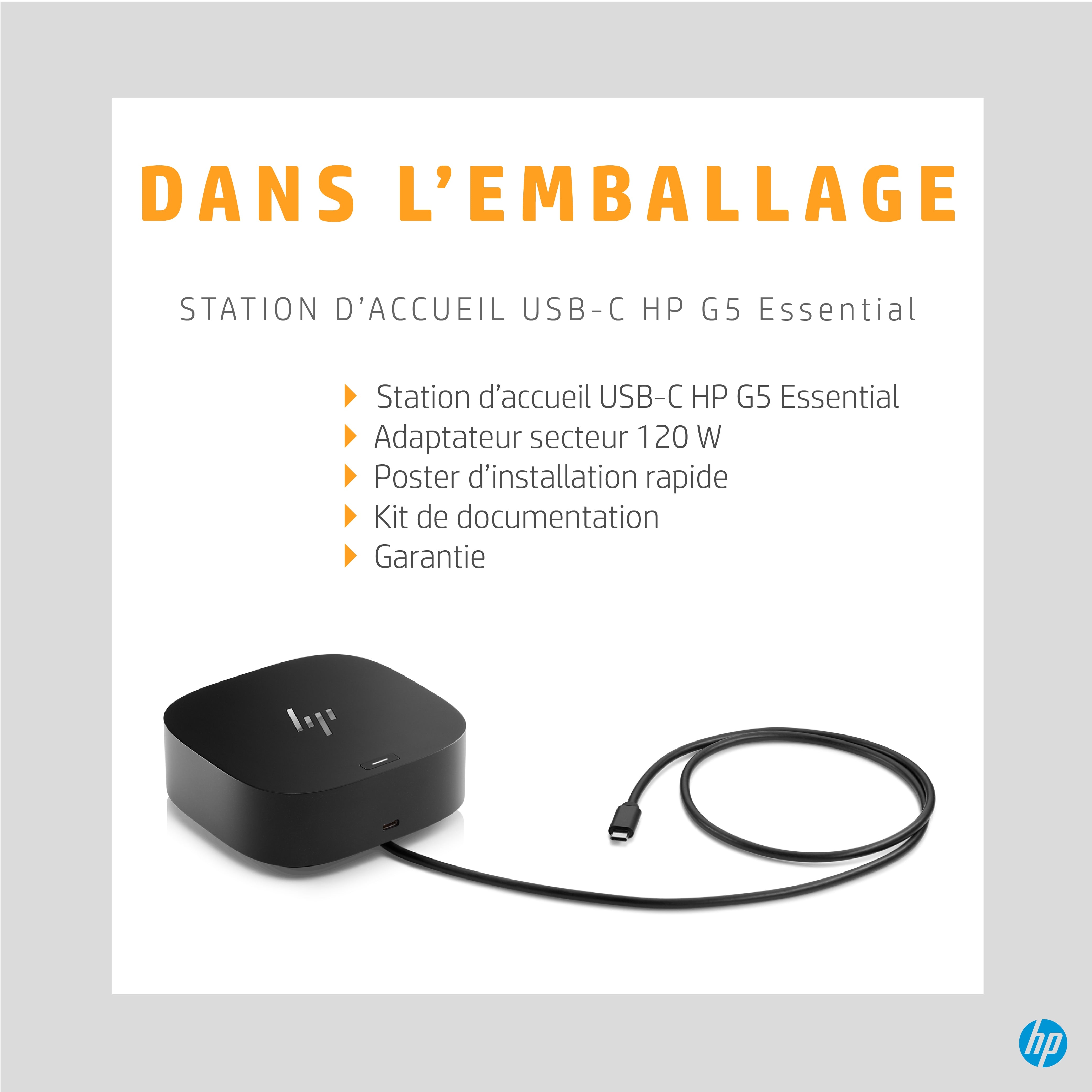 HP Station daccueil USB-C G5 Essential