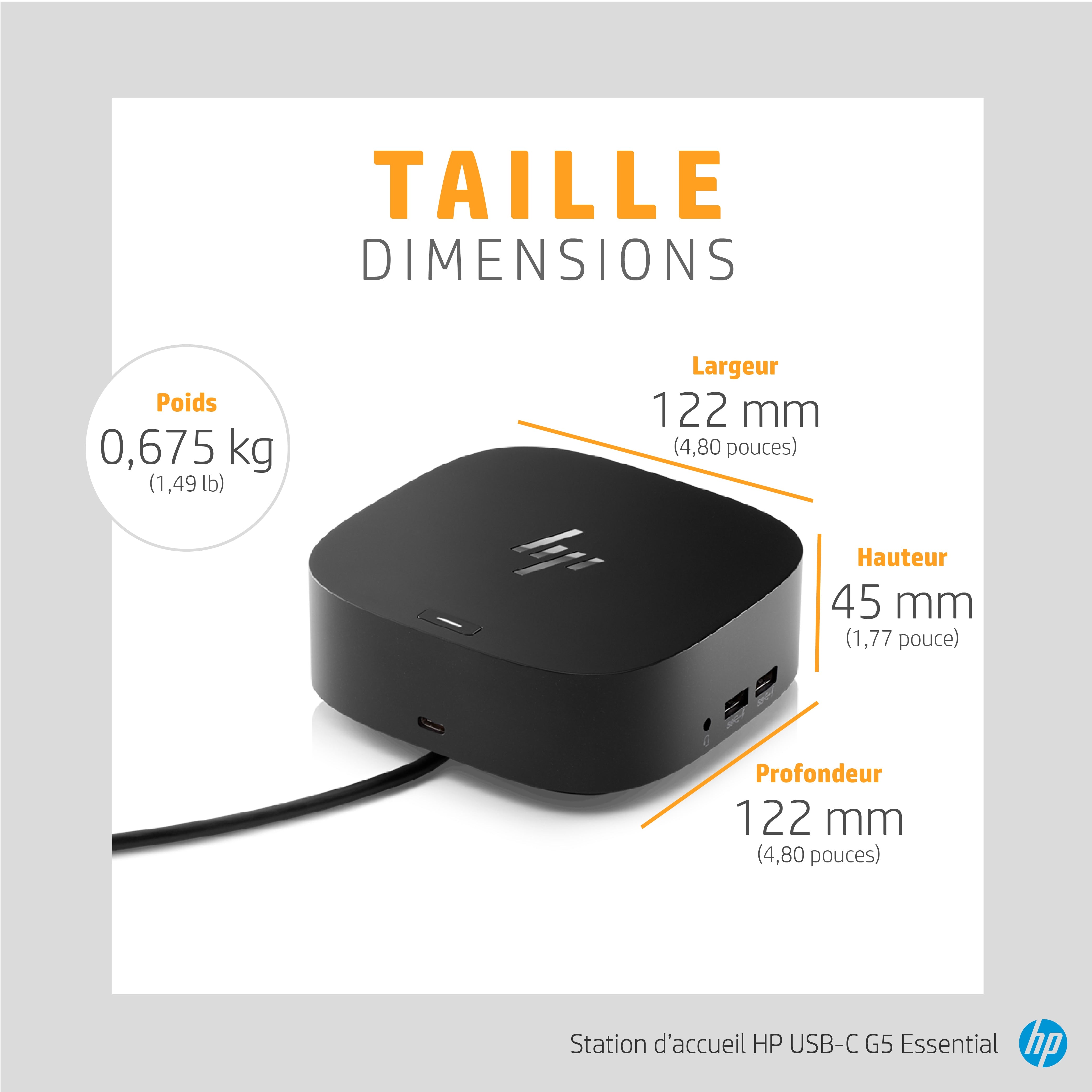 HP Station daccueil USB-C G5 Essential