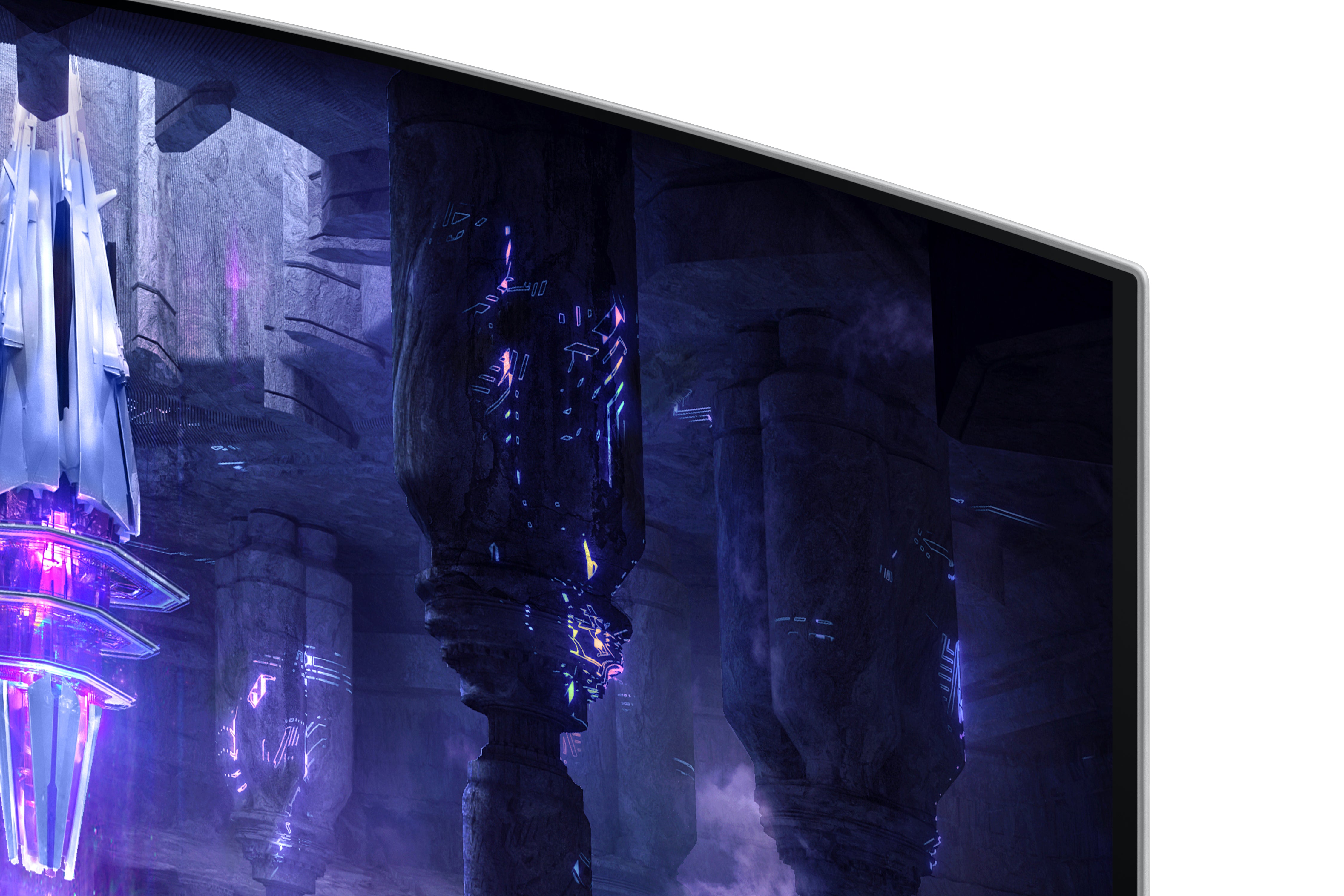 Samsung G85SB écran plat de PC 86,4 cm (34") 3440 x 1440 pixels UltraWide Quad HD OLED Argent