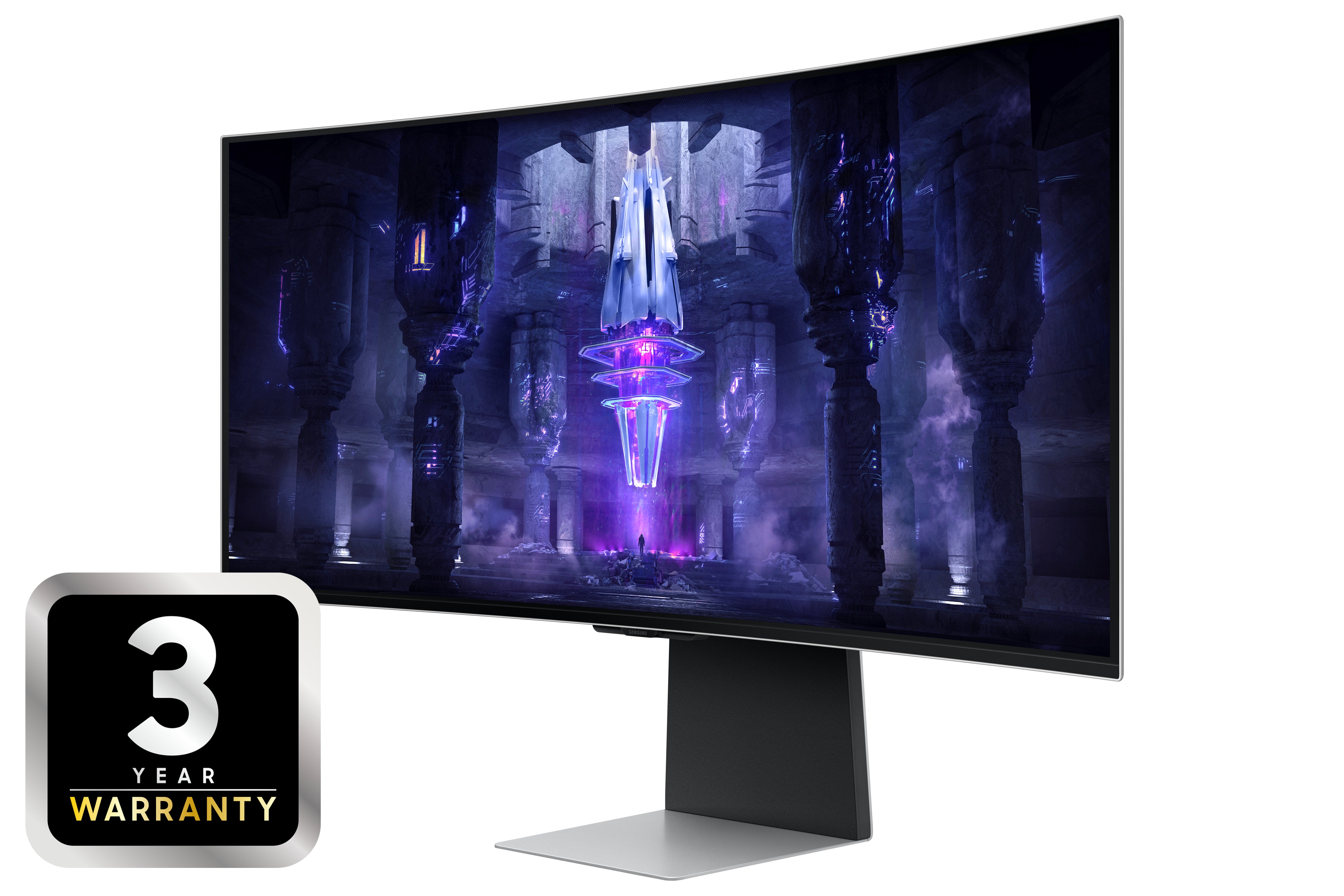 Samsung G85SB écran plat de PC 86,4 cm (34") 3440 x 1440 pixels UltraWide Quad HD OLED Argent