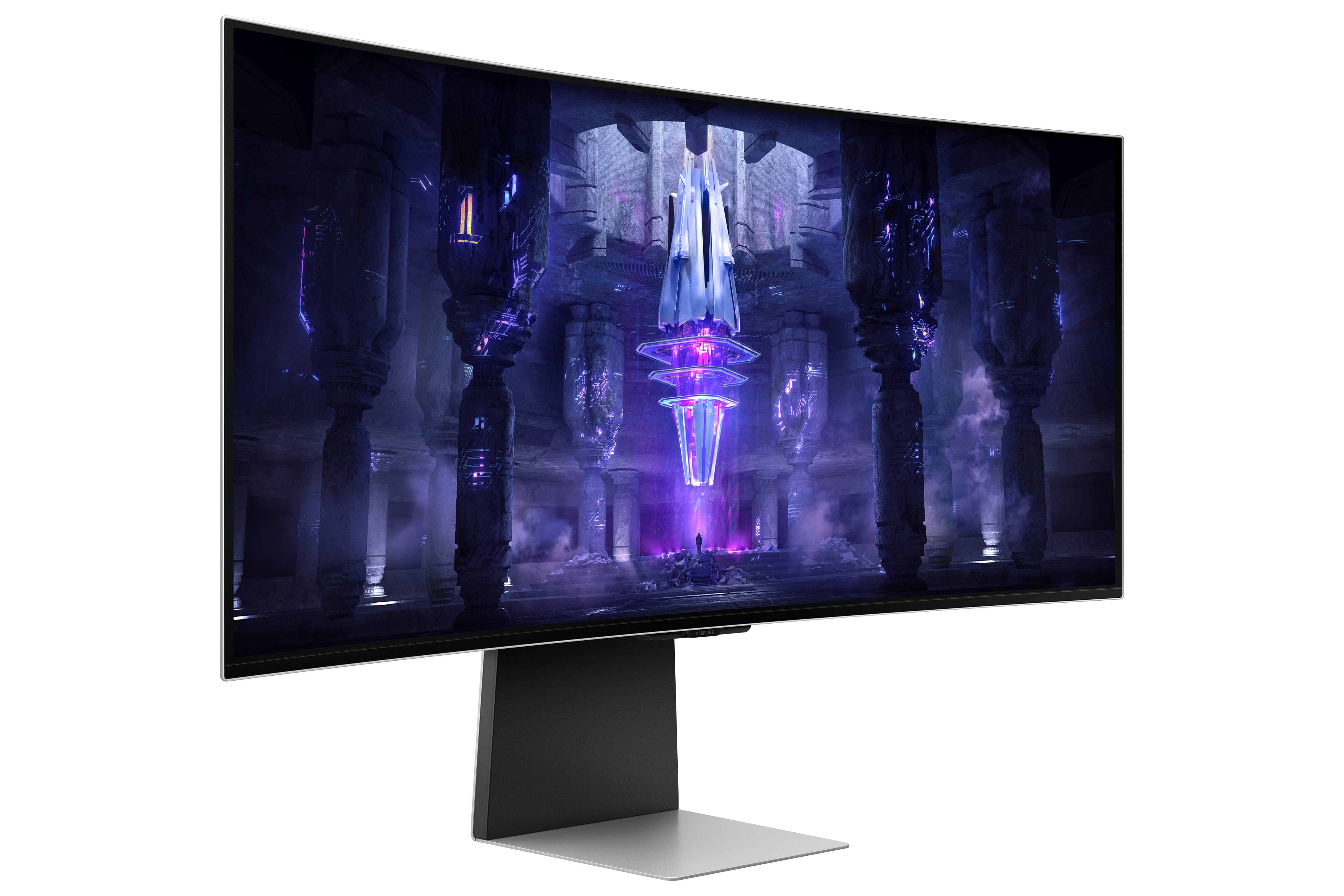 Samsung G85SB écran plat de PC 86,4 cm (34") 3440 x 1440 pixels UltraWide Quad HD OLED Argent