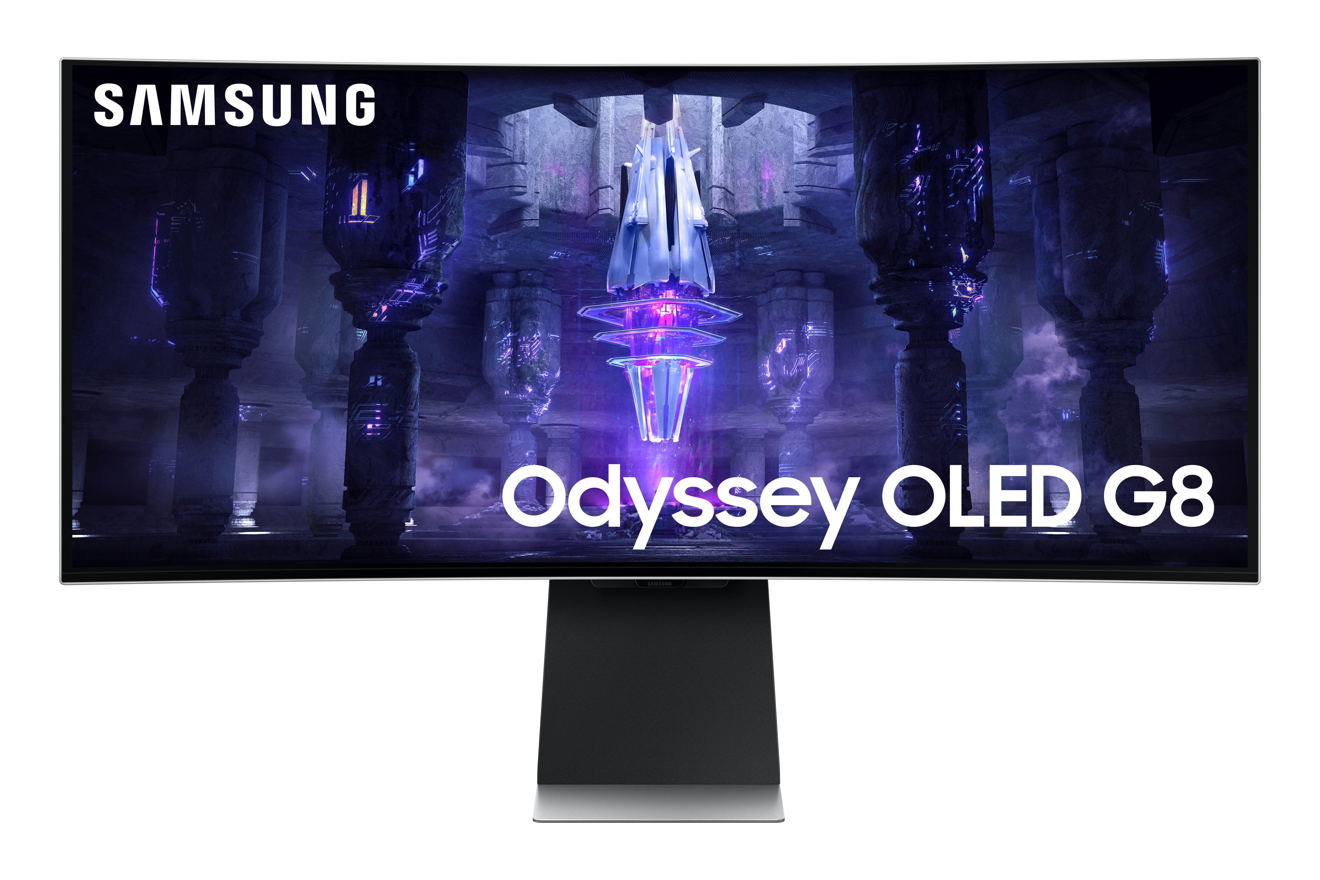 Samsung G85SB écran plat de PC 86,4 cm (34") 3440 x 1440 pixels UltraWide Quad HD OLED Argent