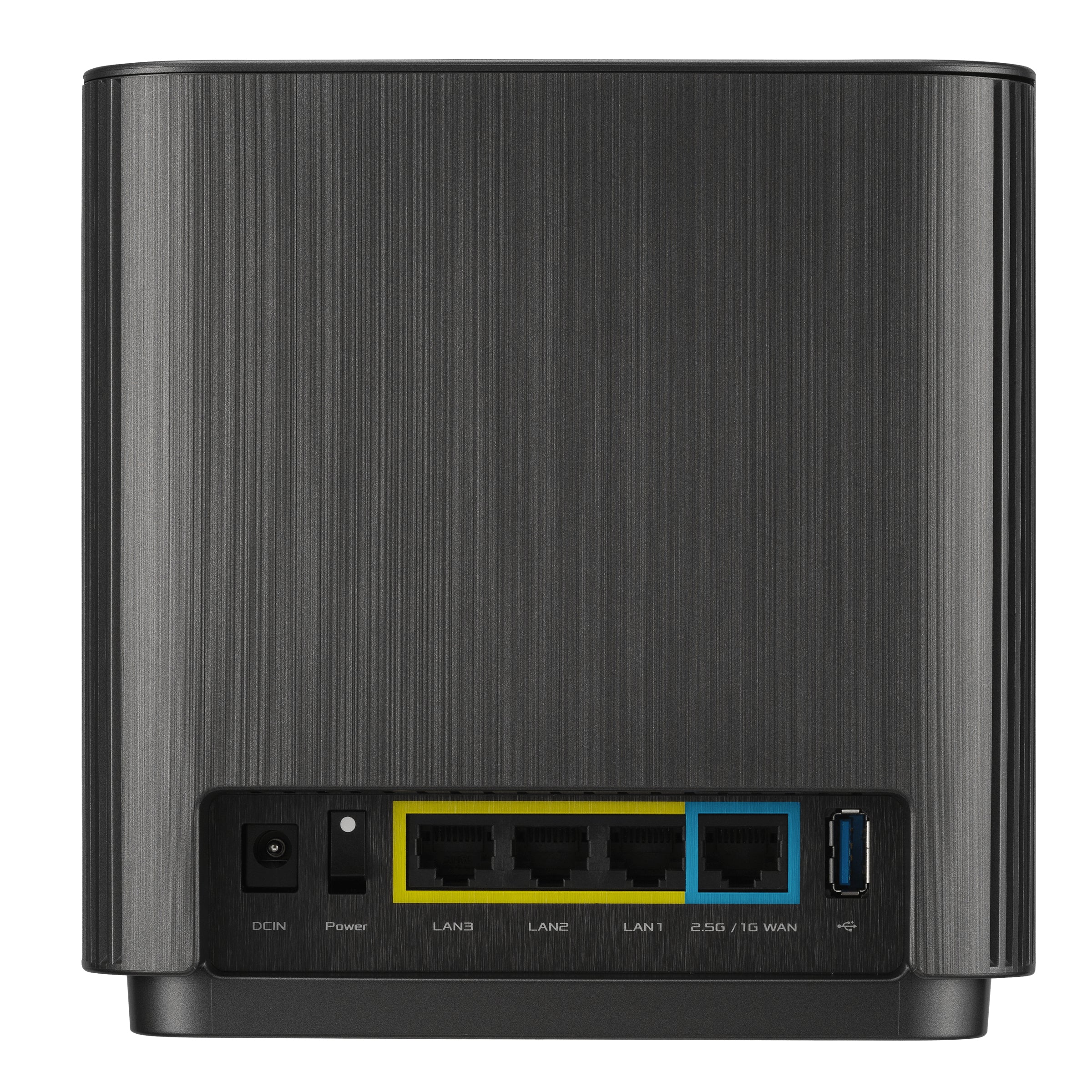 ASUS ZenWiFi AX (XT9) AX7800 1er Pack Schwarz Tri-bande (2,4 GHz / 5 GHz / 5 GHz) Wi-Fi 6 (802.11ax) Noir 4 Interne