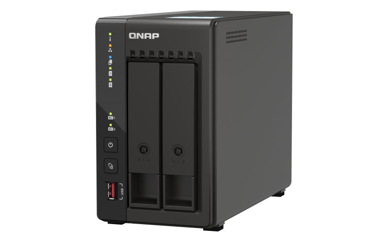 QNAP TS-253E NAS Tower Intel® Celeron® J6412 8 Go 0 To QNAP QTS Noir