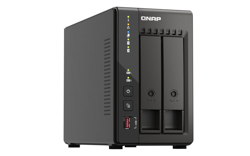 QNAP TS-253E NAS Tower Intel® Celeron® J6412 8 Go 0 To QNAP QTS Noir
