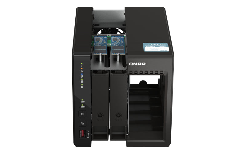 QNAP TS-253E NAS Tower Intel® Celeron® J6412 8 Go 0 To QNAP QTS Noir