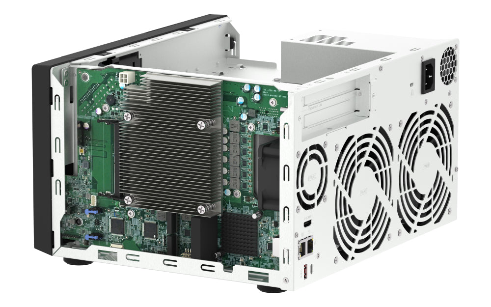 QNAP TVS-h874X NAS Tower Intel® Core™ i9 64 Go DDR4 0 To QuTS hero Noir