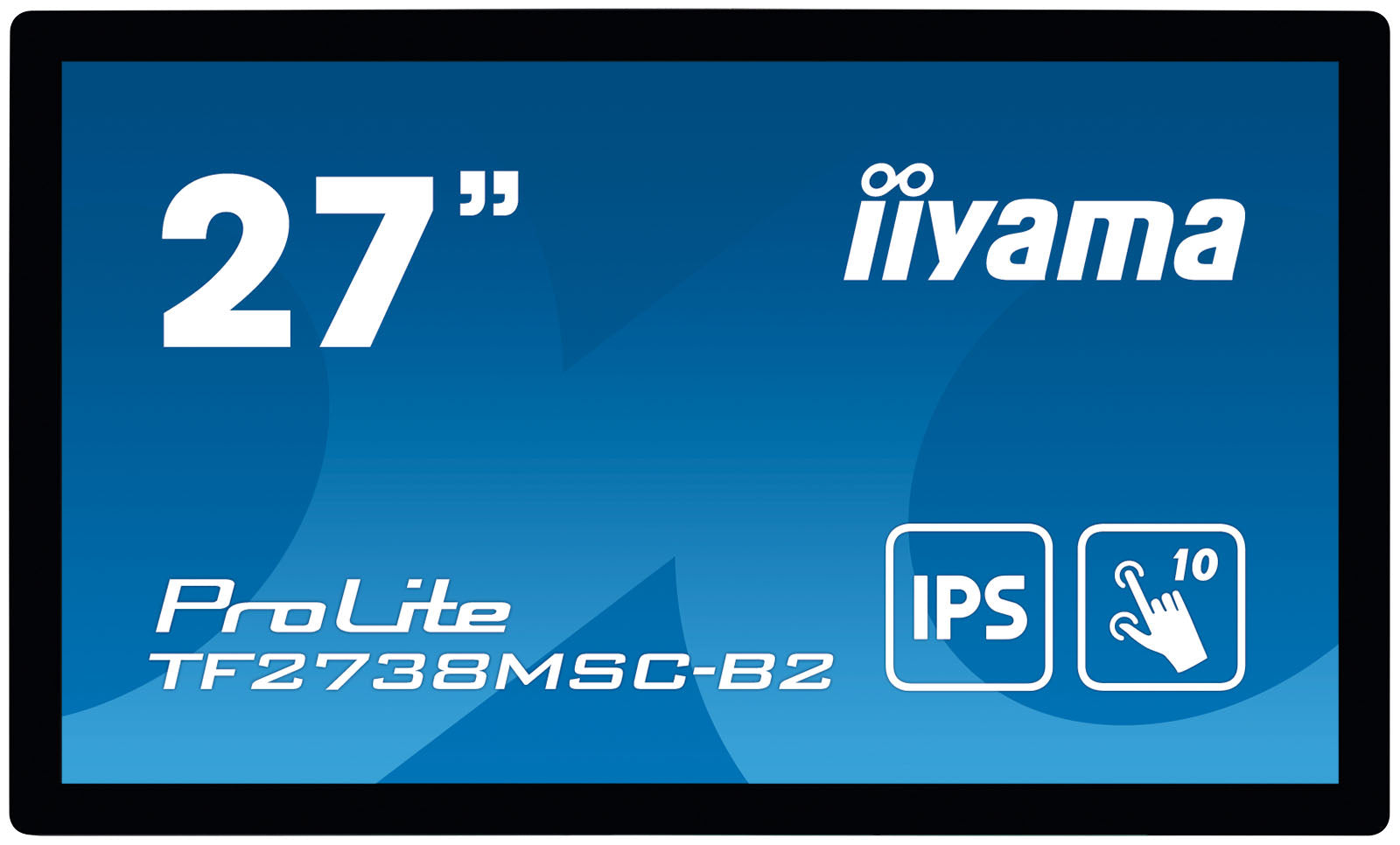 iiyama ProLite TF2738MSC-B2 écran plat de PC 68,6 cm (27") 1920 x 1080 pixels Full HD LED Écran tactile Multi-utilisateur Noir