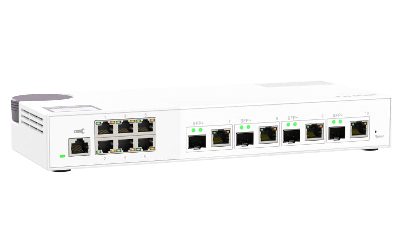 QNAP QSW-M2106-4C commutateur réseau Géré L2 2.5G Ethernet (100/1000/2500) Blanc