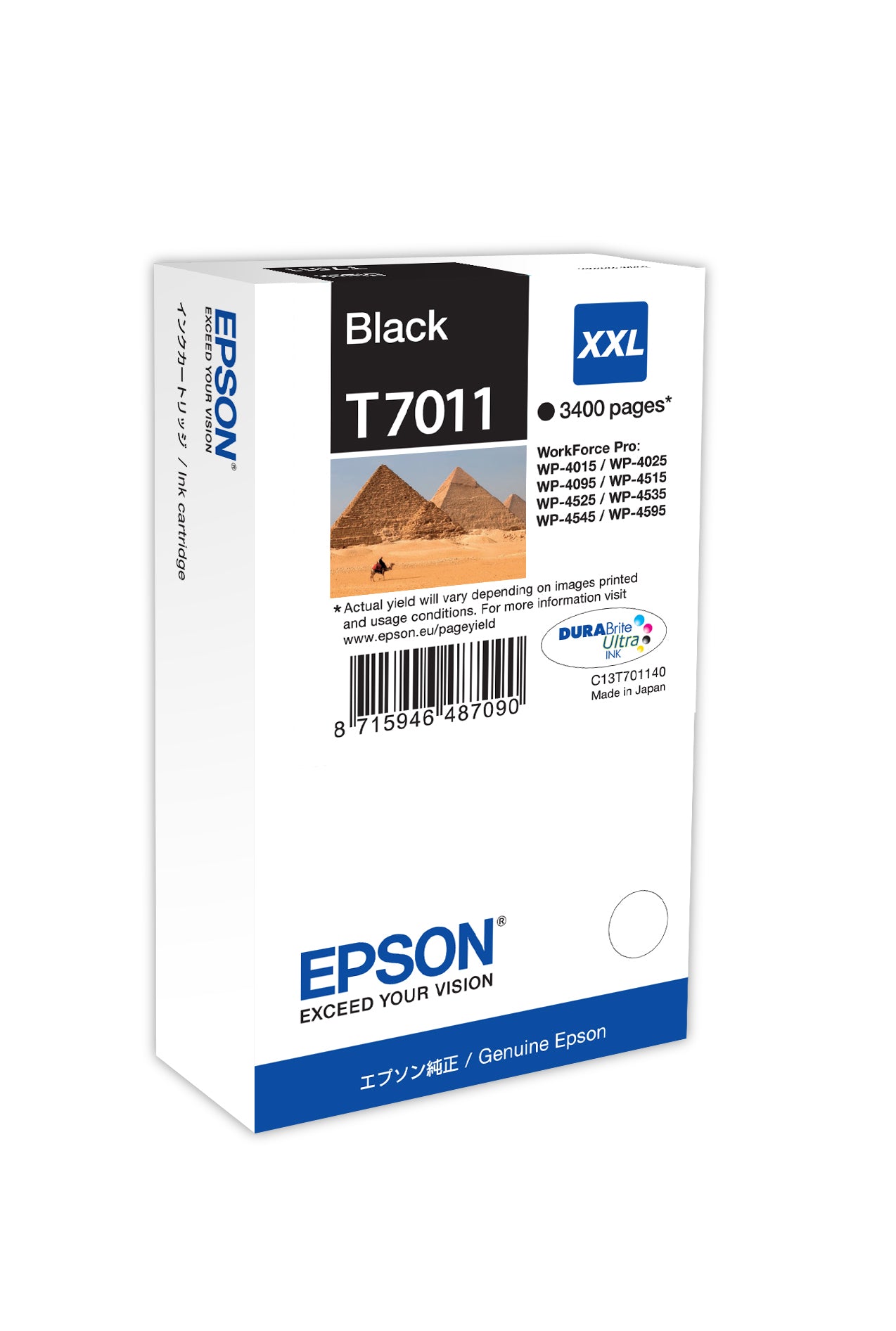 Epson Encre Noire XXL (3 400 p)