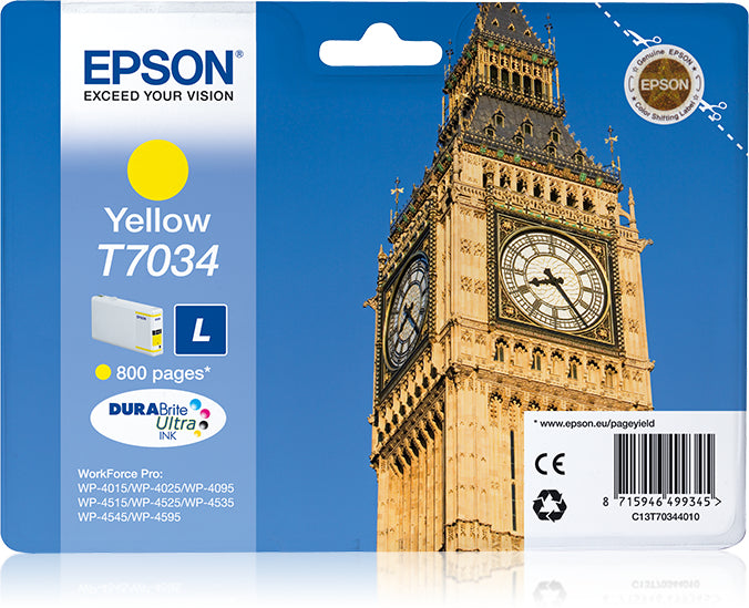 Epson Big Ben Encre Jaune L " " (800 p)