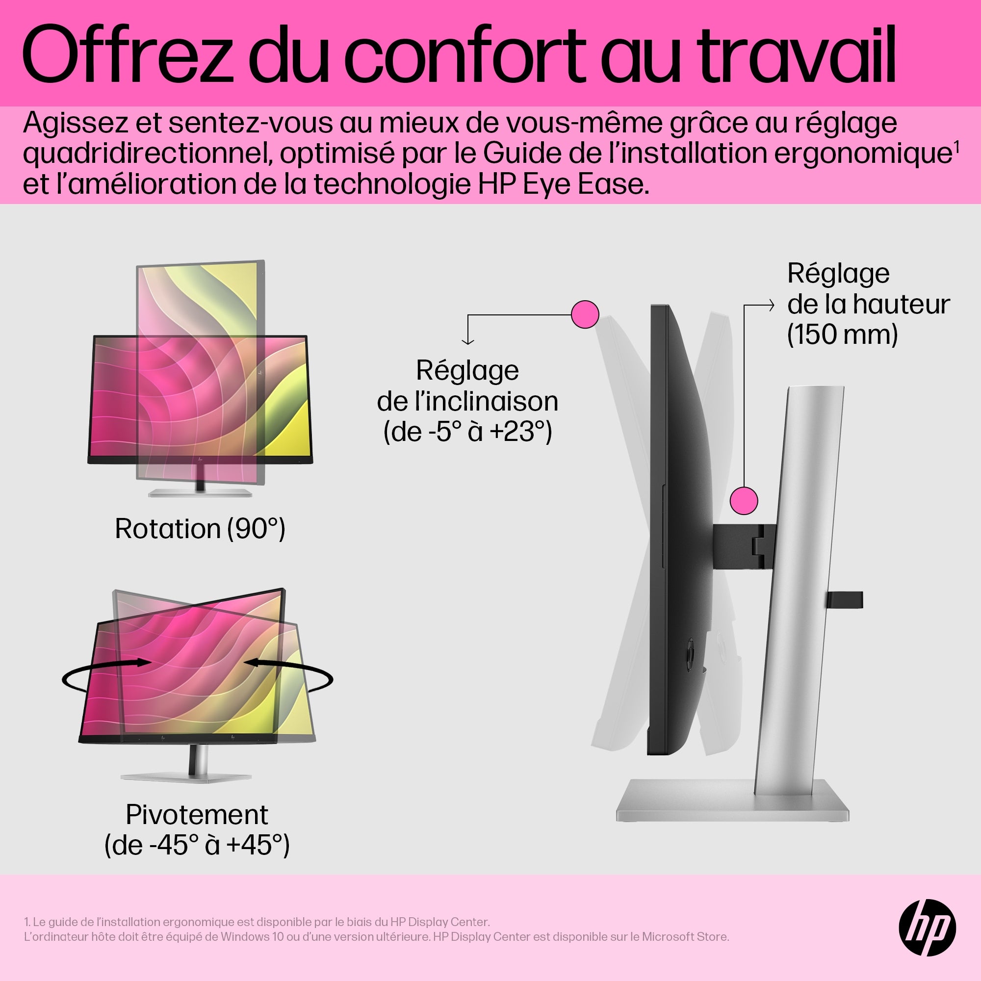 HP Écran tactile FHD E24t G5