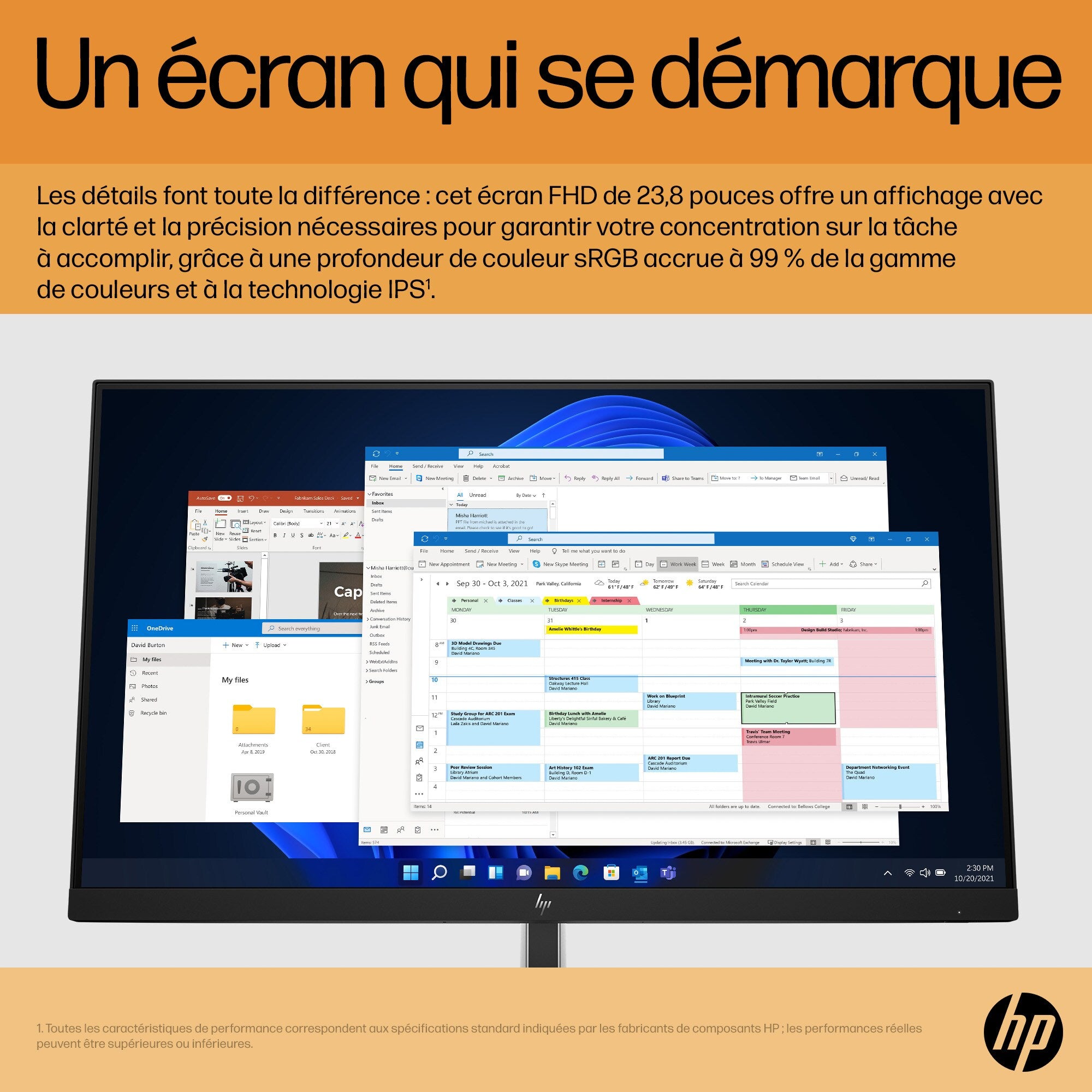 HP E-Series Écran FHD E24 G5
