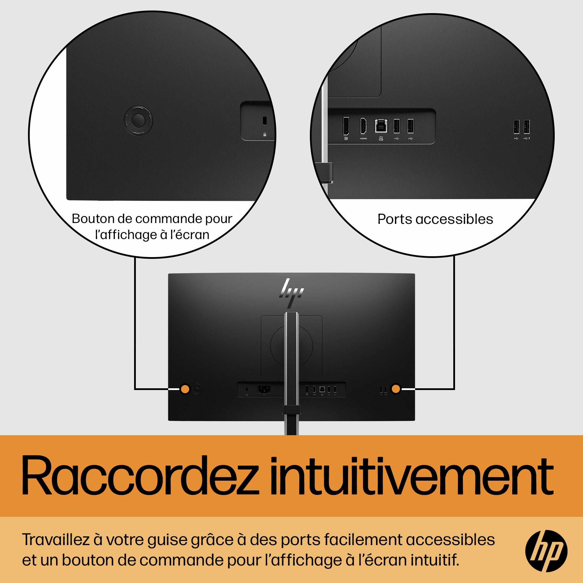 HP E-Series Écran FHD E24 G5