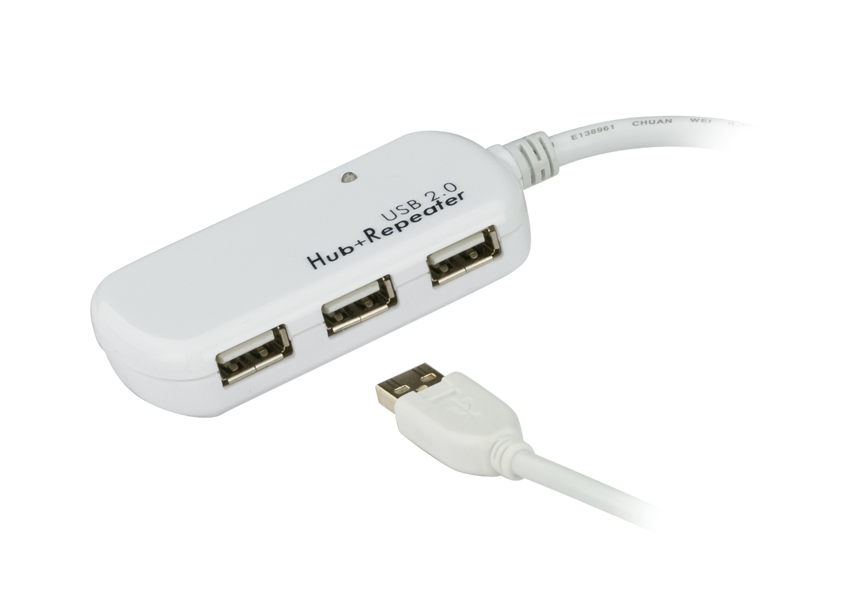ATEN Rallonge USB 2.0 avec concentrateur à 4 ports - 12 m