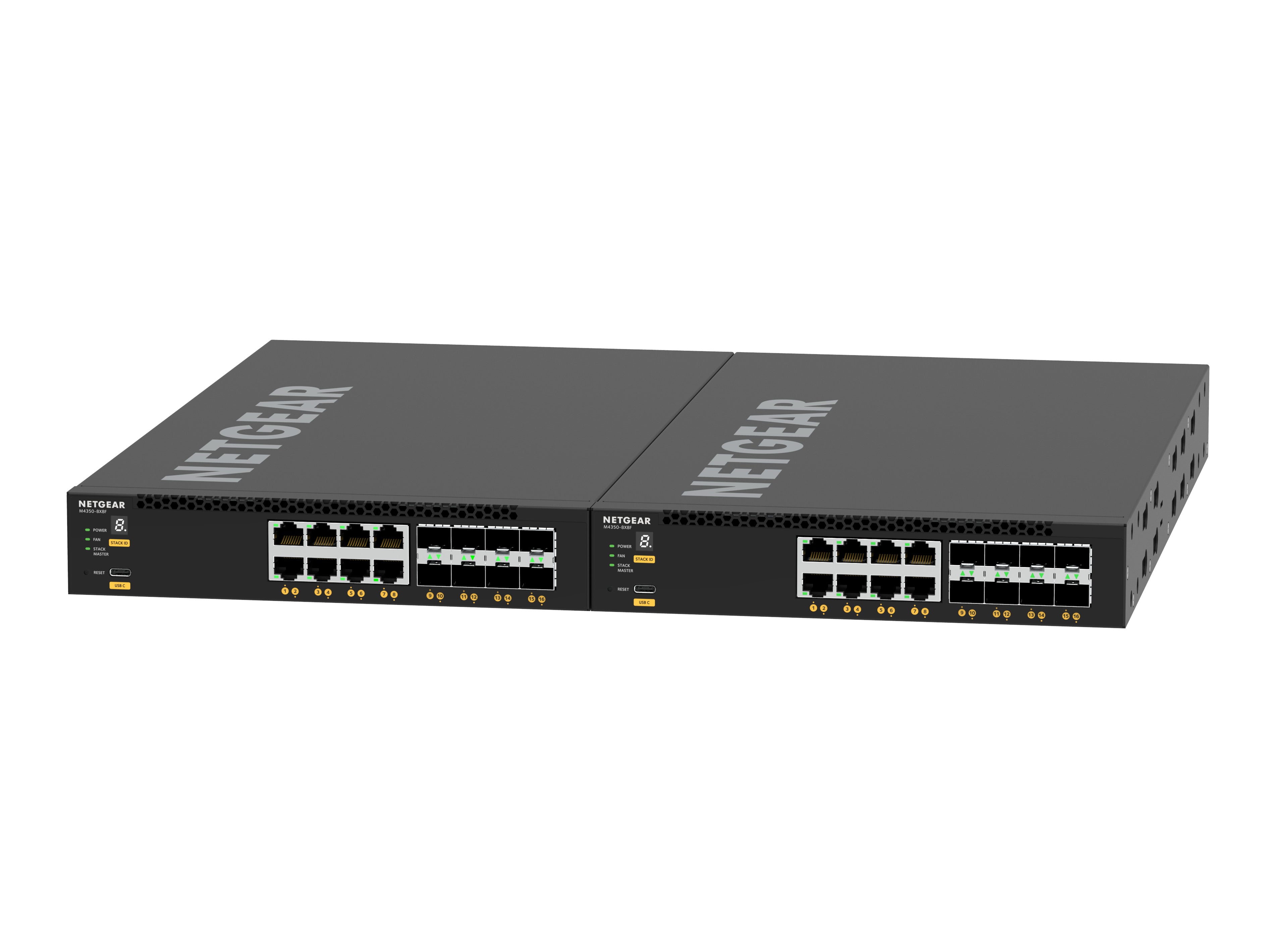 NETGEAR M4350-8X8F Géré L3 10G Ethernet (100/1000/10000) 1U Noir