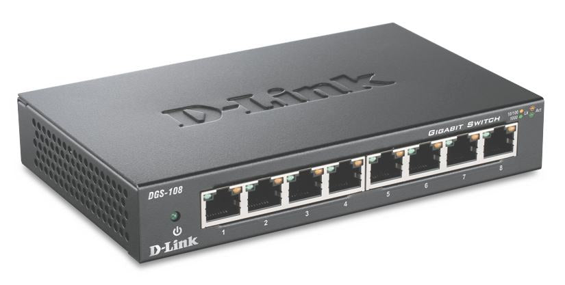 D-Link DGS-108 Noir