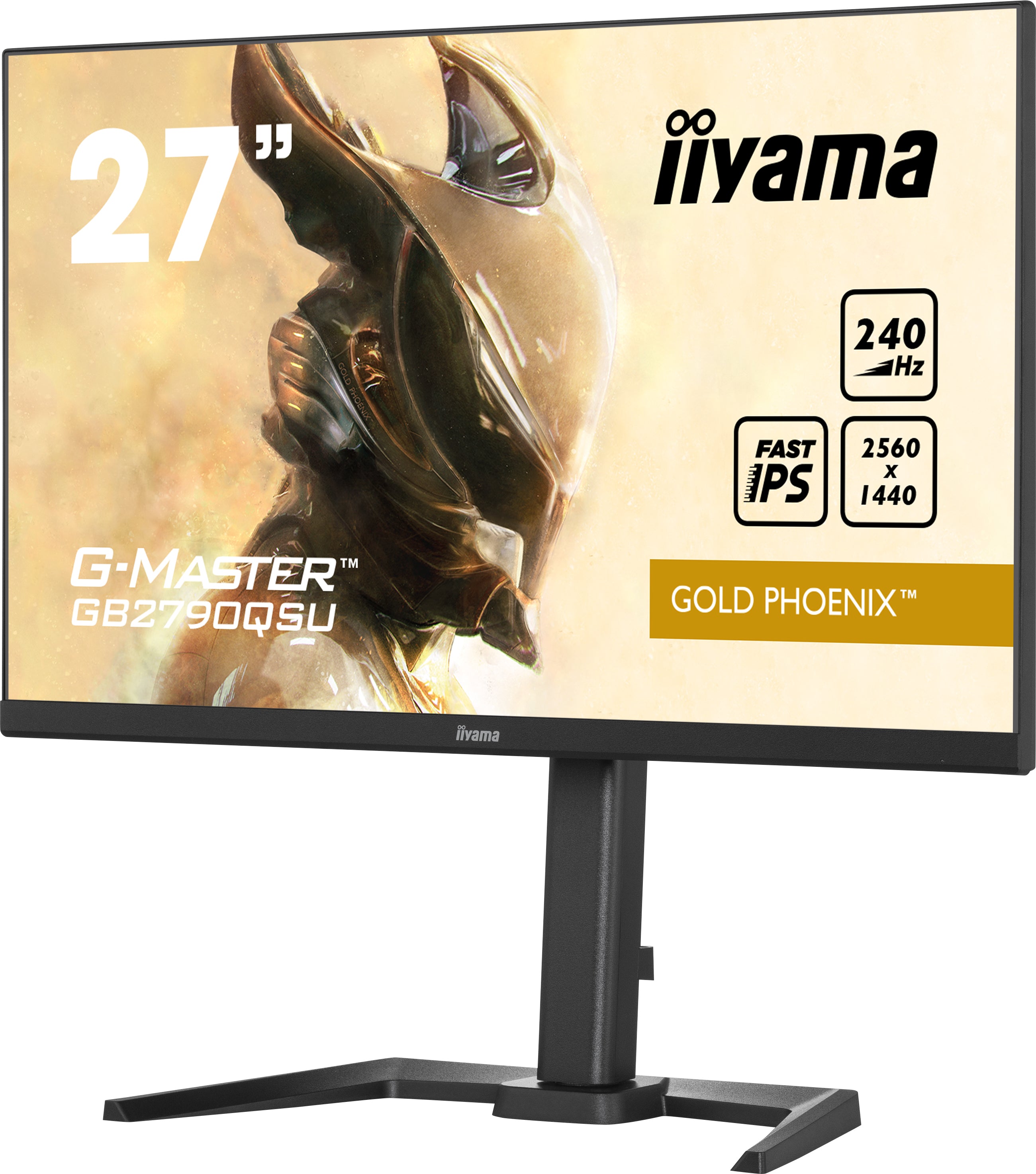iiyama GB2790QSU-B5 écran plat de PC 68,6 cm (27") 2560 x 1440 pixels Wide Quad HD LCD Noir