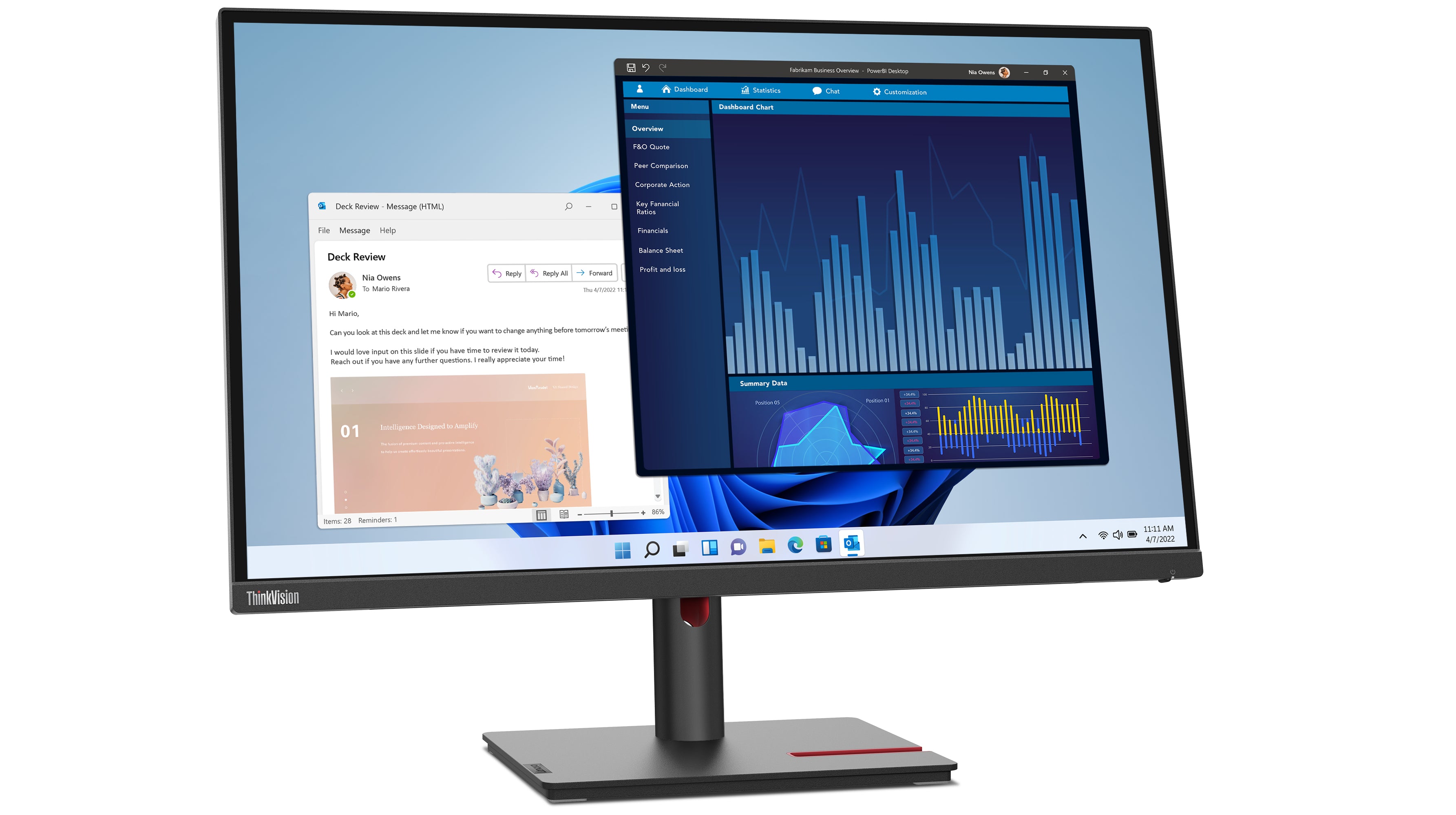 Lenovo ThinkVision T27p-30 LED display 68,6 cm (27") 3840 x 2160 pixels 4K Ultra HD Noir