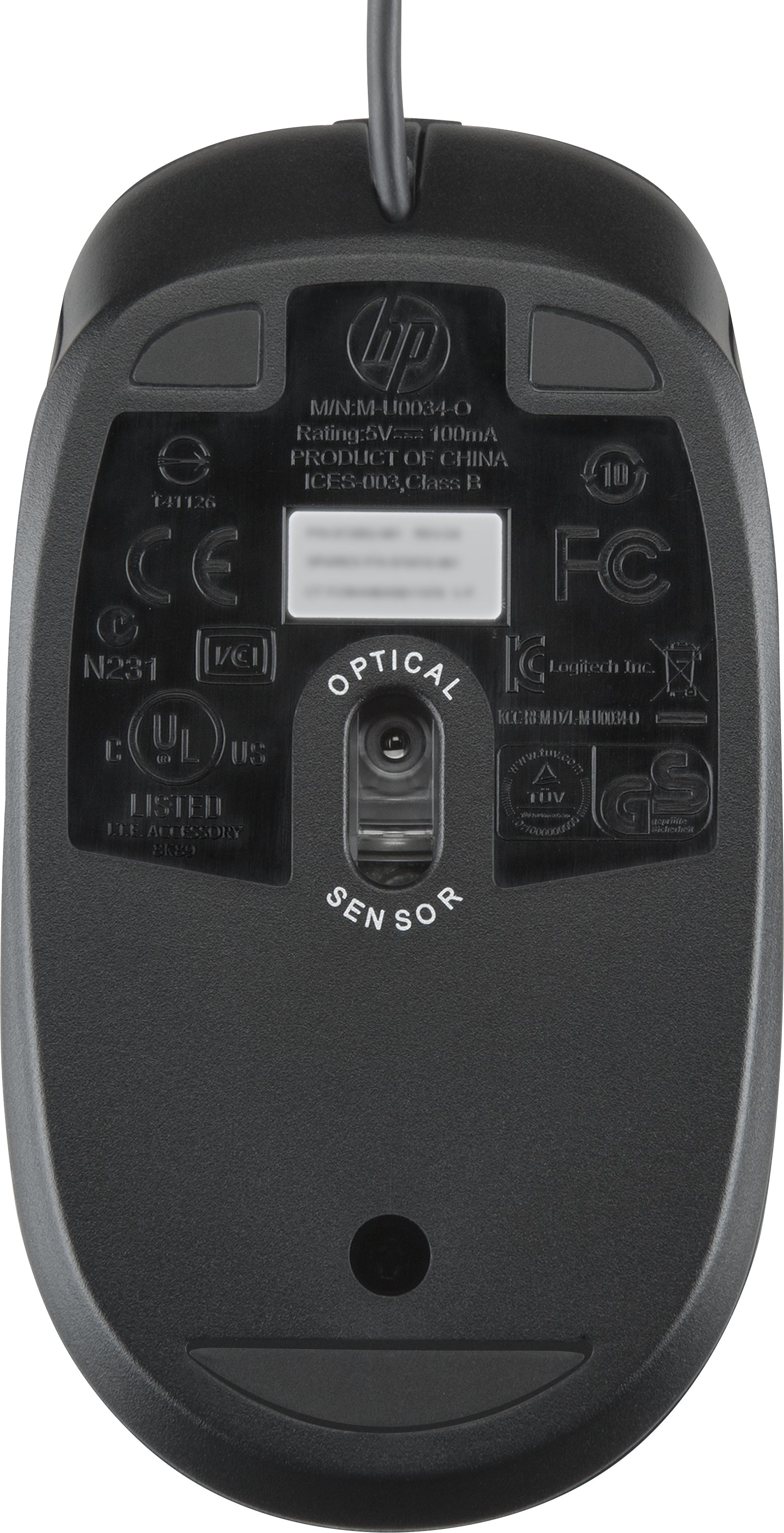 HP Souris à molette optique USB
