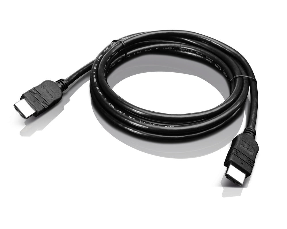 Lenovo 2.0m HDMI câble HDMI 2 m HDMI Type A (Standard) Noir