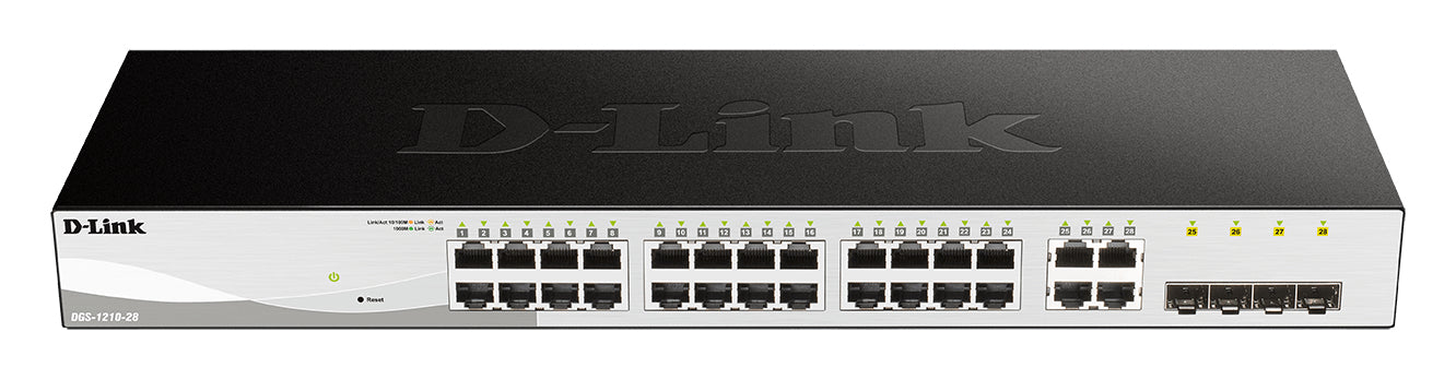 D-Link DGS-1210-28 Géré L2/L2+ 1U Noir