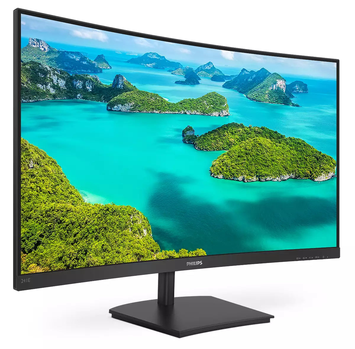 Philips E Line 241E1SCA/00 écran plat de PC 59,9 cm (23.6") 1920 x 1080 pixels Full HD LCD Noir