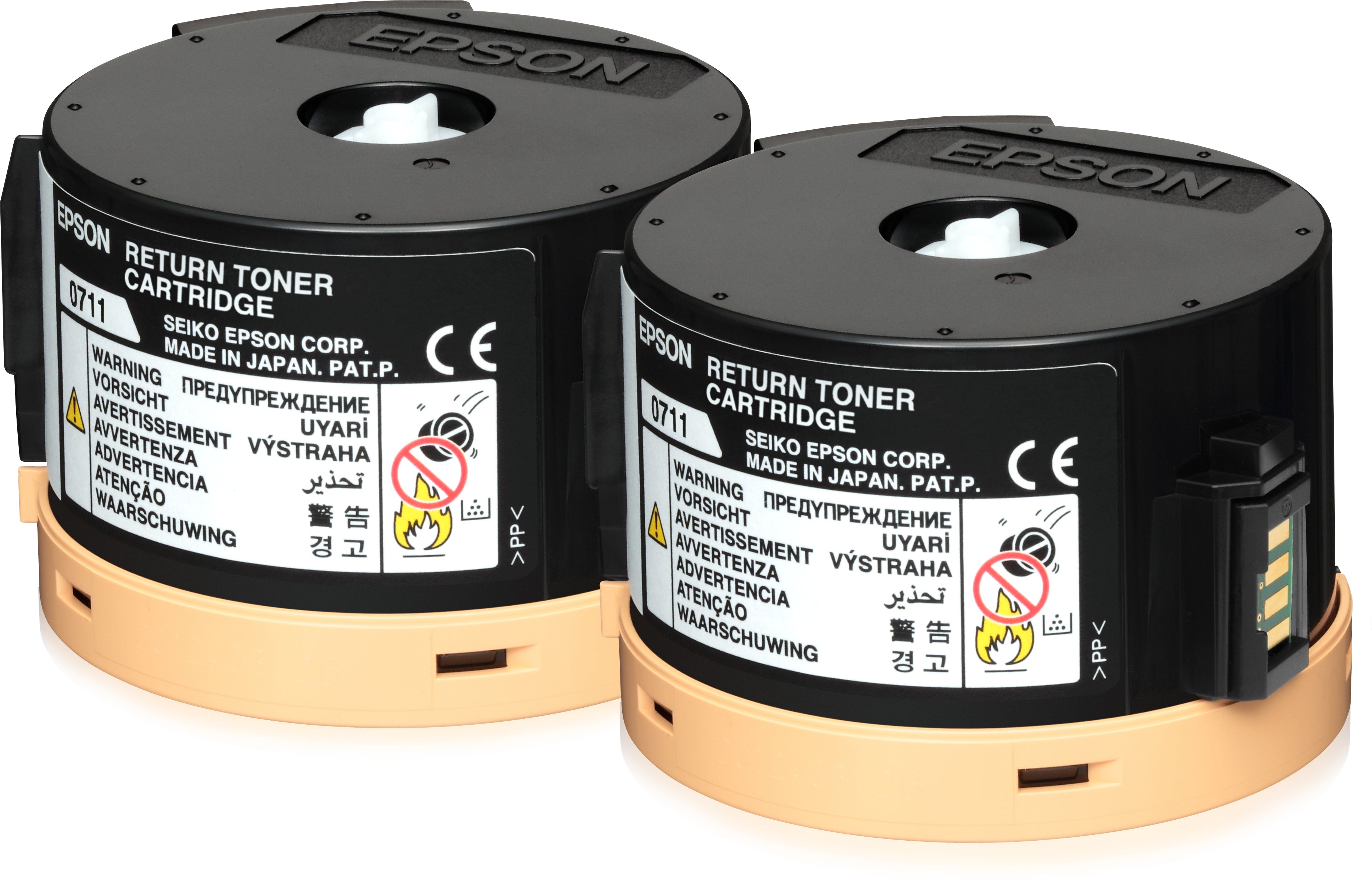 Epson Pack 2 return Toners Noir (2 x 2500 p)