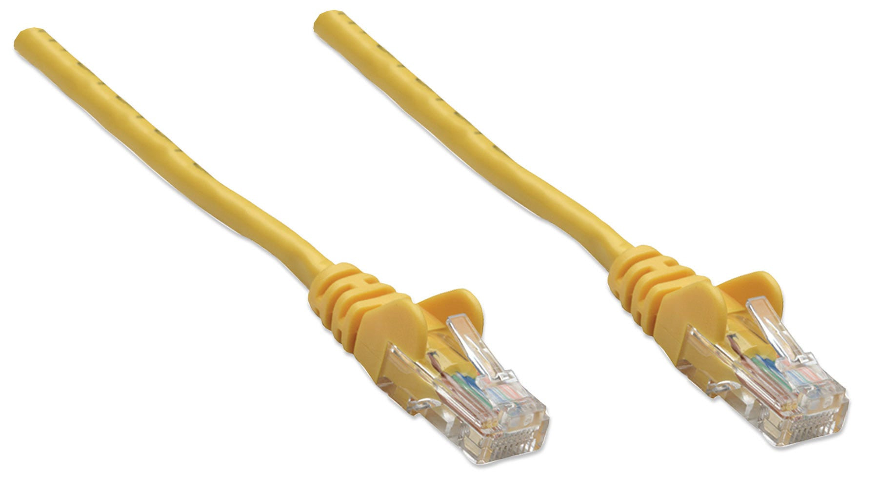 Intellinet Cat5e UTP, 2m câble de réseau Jaune U/UTP (UTP)